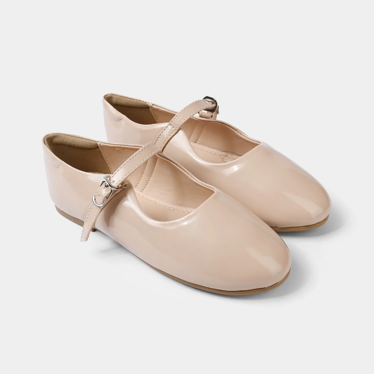 Girls Pumps BS-036-BEIGE - Image 3