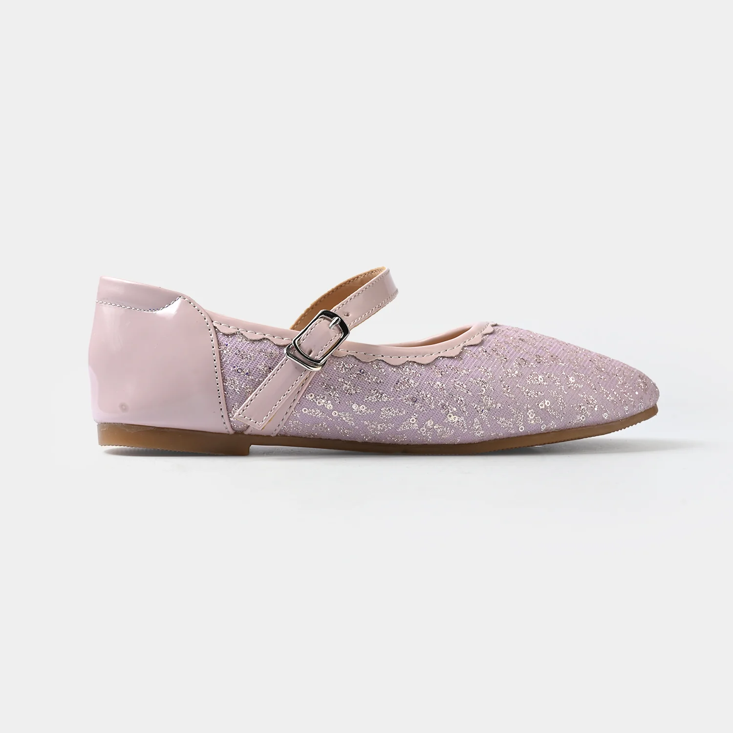 Girls Pumps BS-045-Pink - Image 3