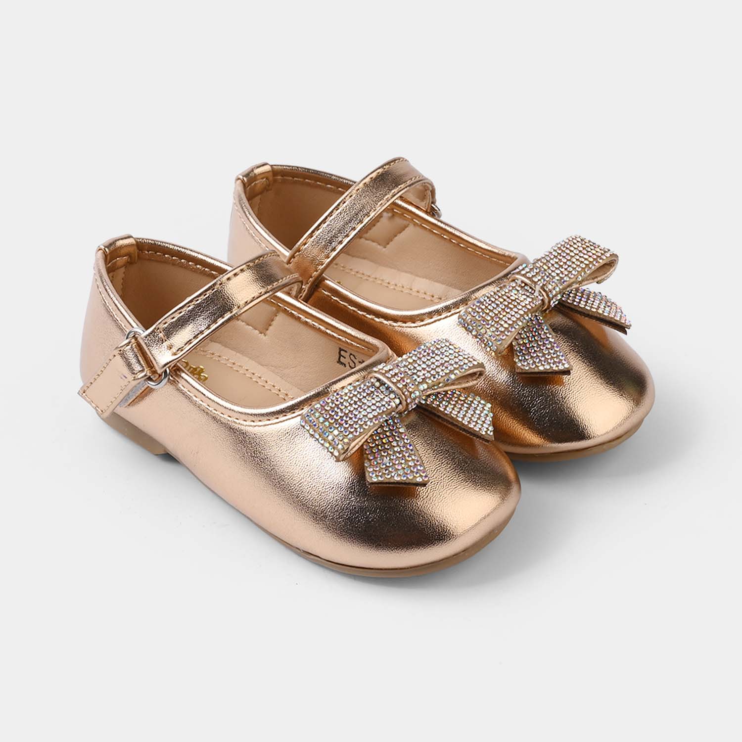 Girls Pumps ES-10-CHAMPAGNE - Image 3
