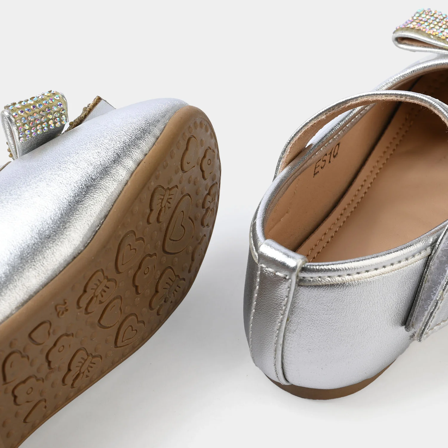 Girls Pumps ES-10-SILVER - Image 2
