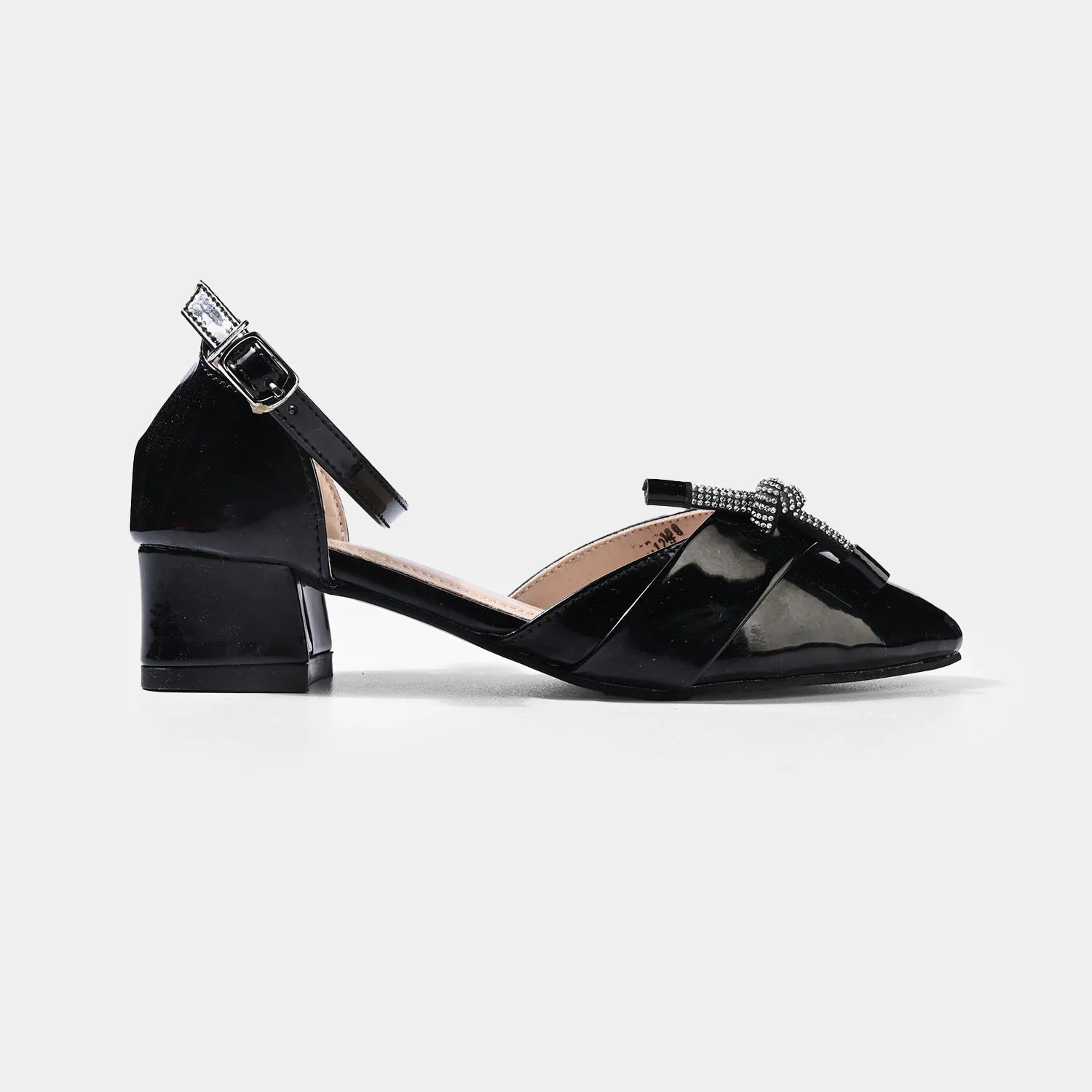 Girls Pumps Heels ZP-129-BLACK - Image 4