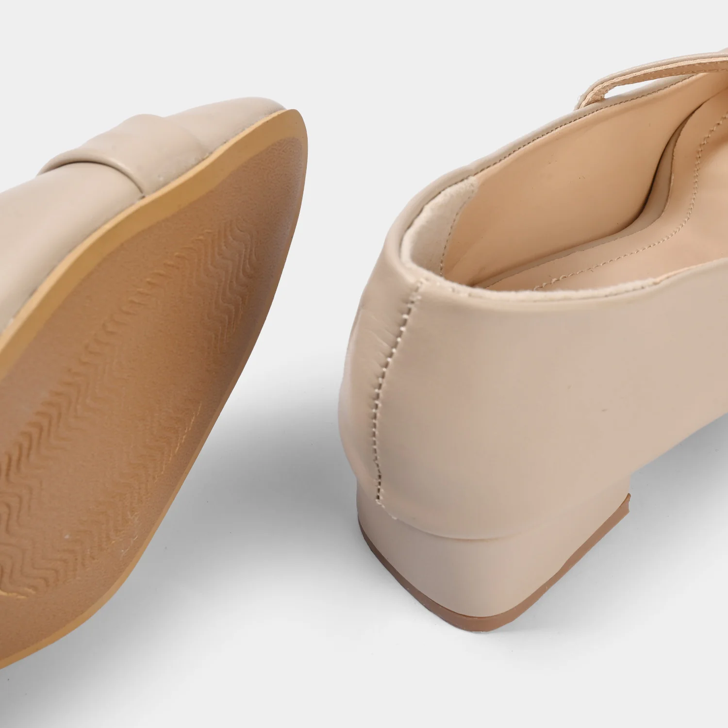 Girls Pumps Heels ZP-131-BEIGE - Image 2