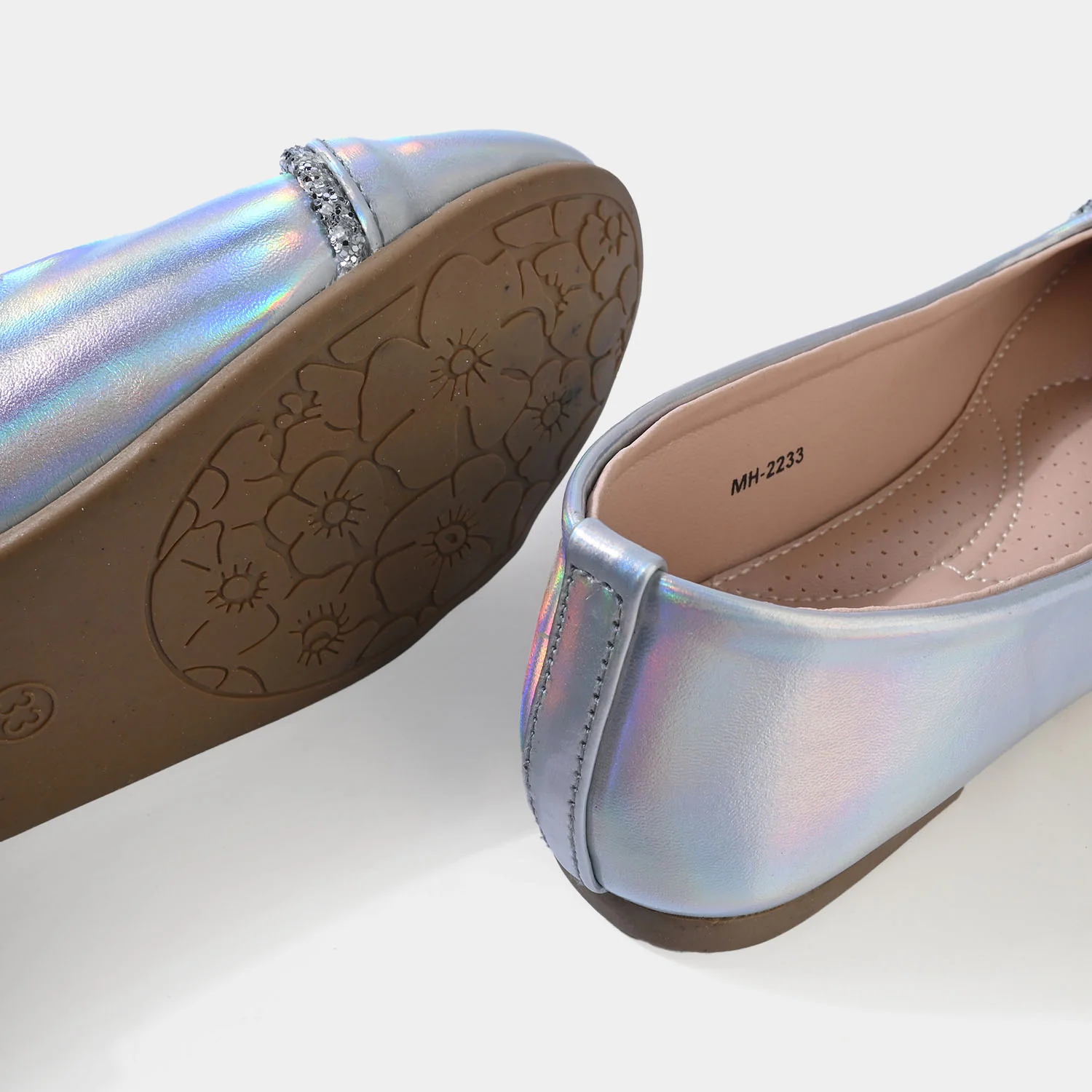 Girls Pumps MH-2233-SILVER - Image 2