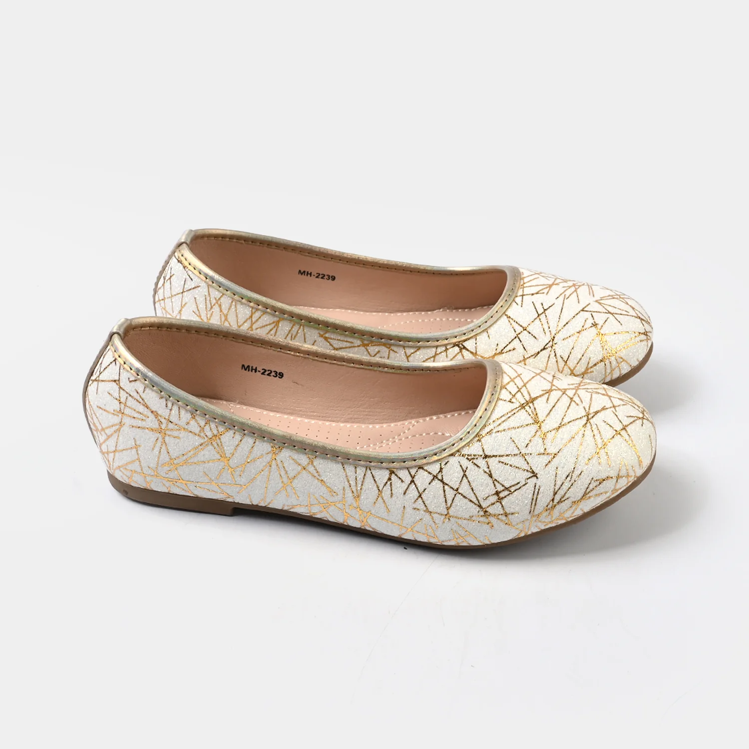 Girls Pumps MH-2239-GOLDEN - Image 3