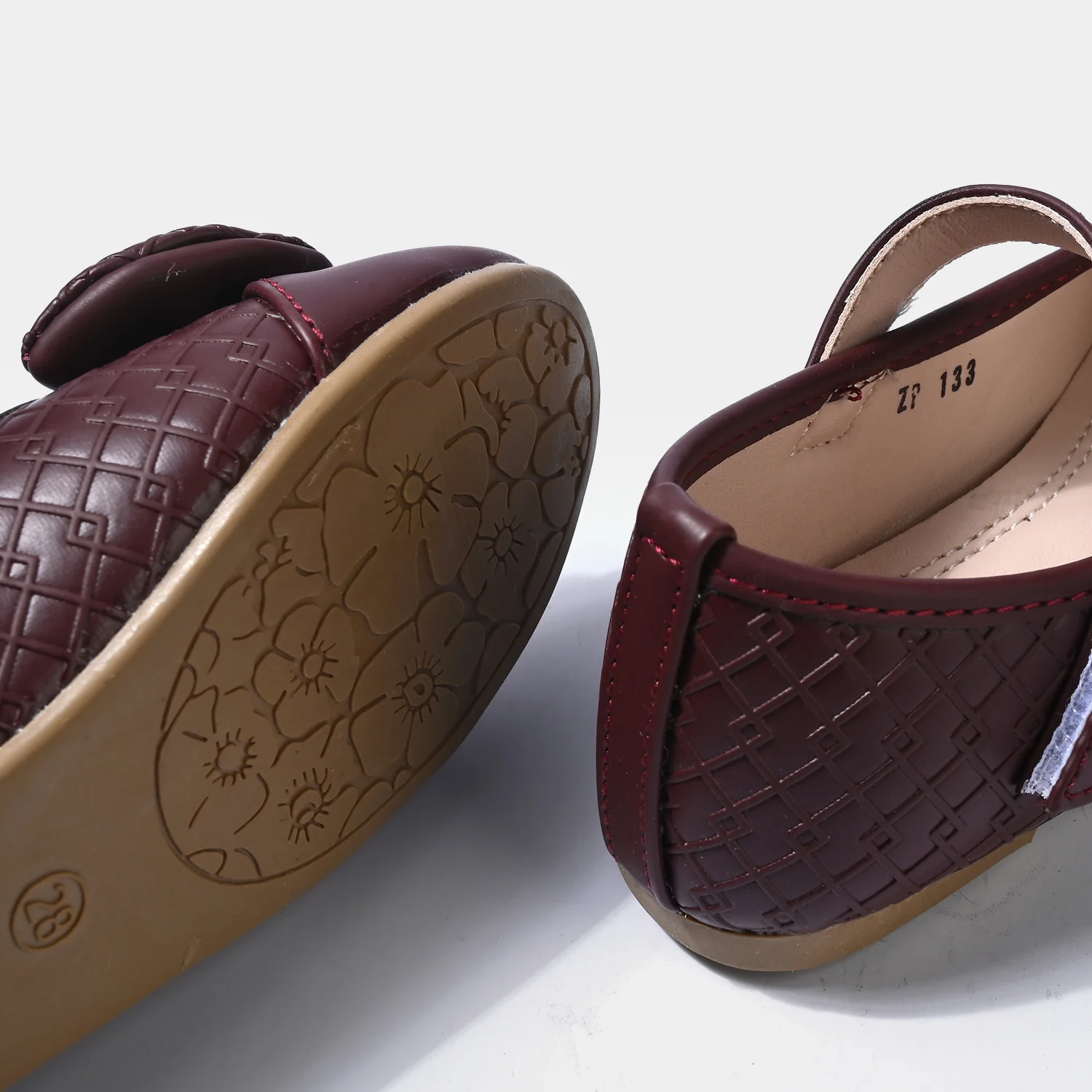 Girls Pumps ZP-133-MAROON - Image 2
