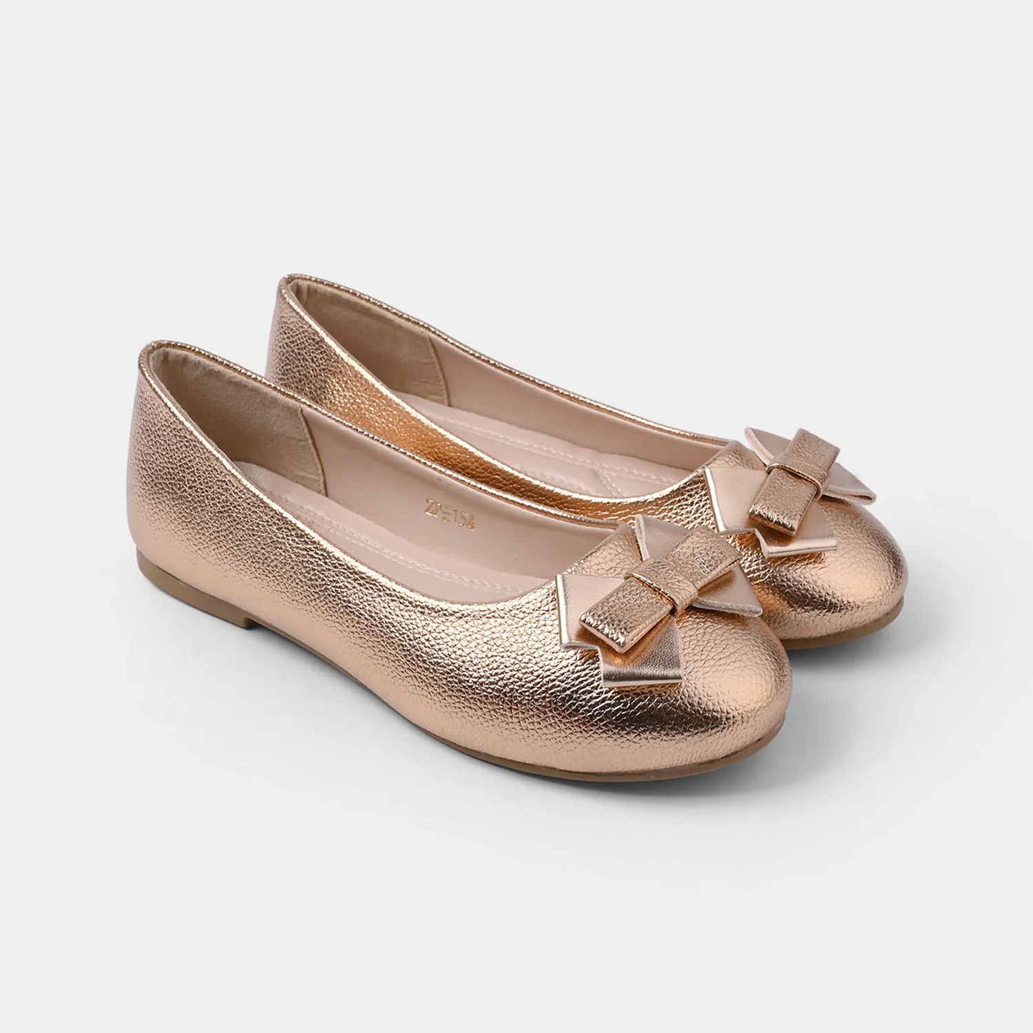 Girls Pumps ZP-154-CHAMPAGNE - Image 3