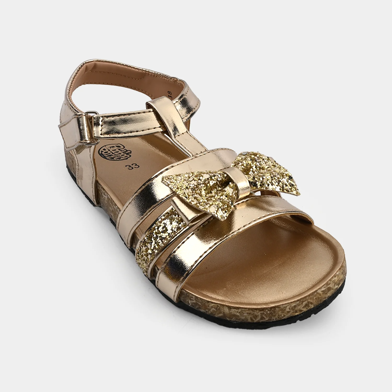 Girls Sandal 11-138-GOLDEN