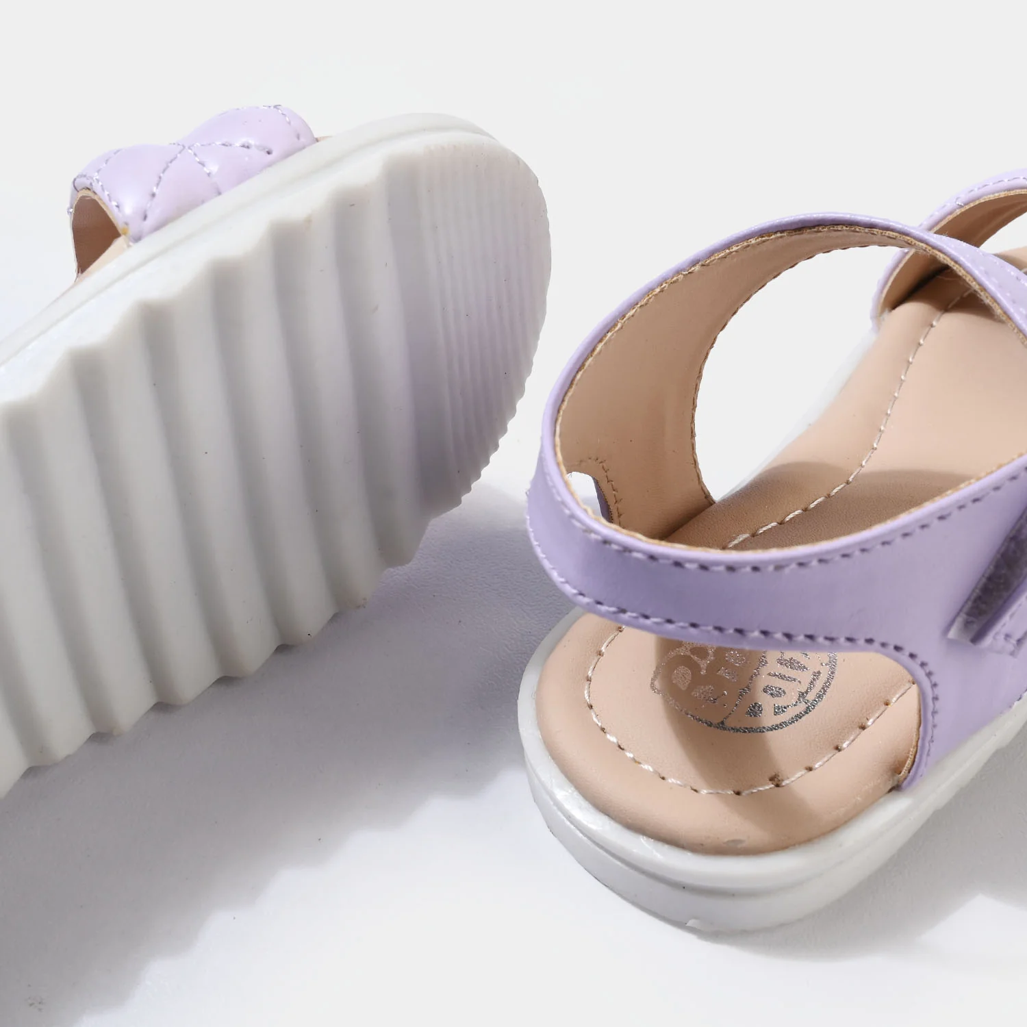 Girls Strap  Sandal 1354-Purple - Image 2
