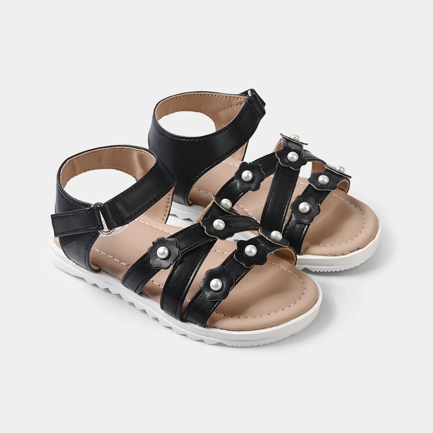Girls Sandal 1363-BLACK - Image 3