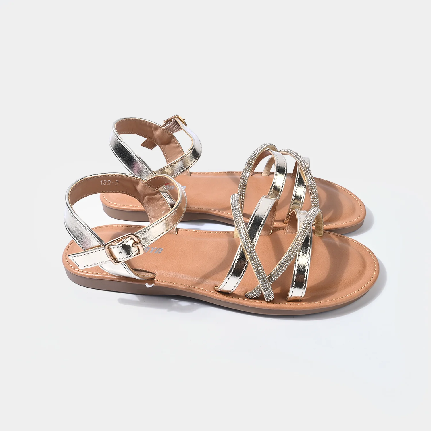 Girls Sandal 189-2-Golden - Image 3