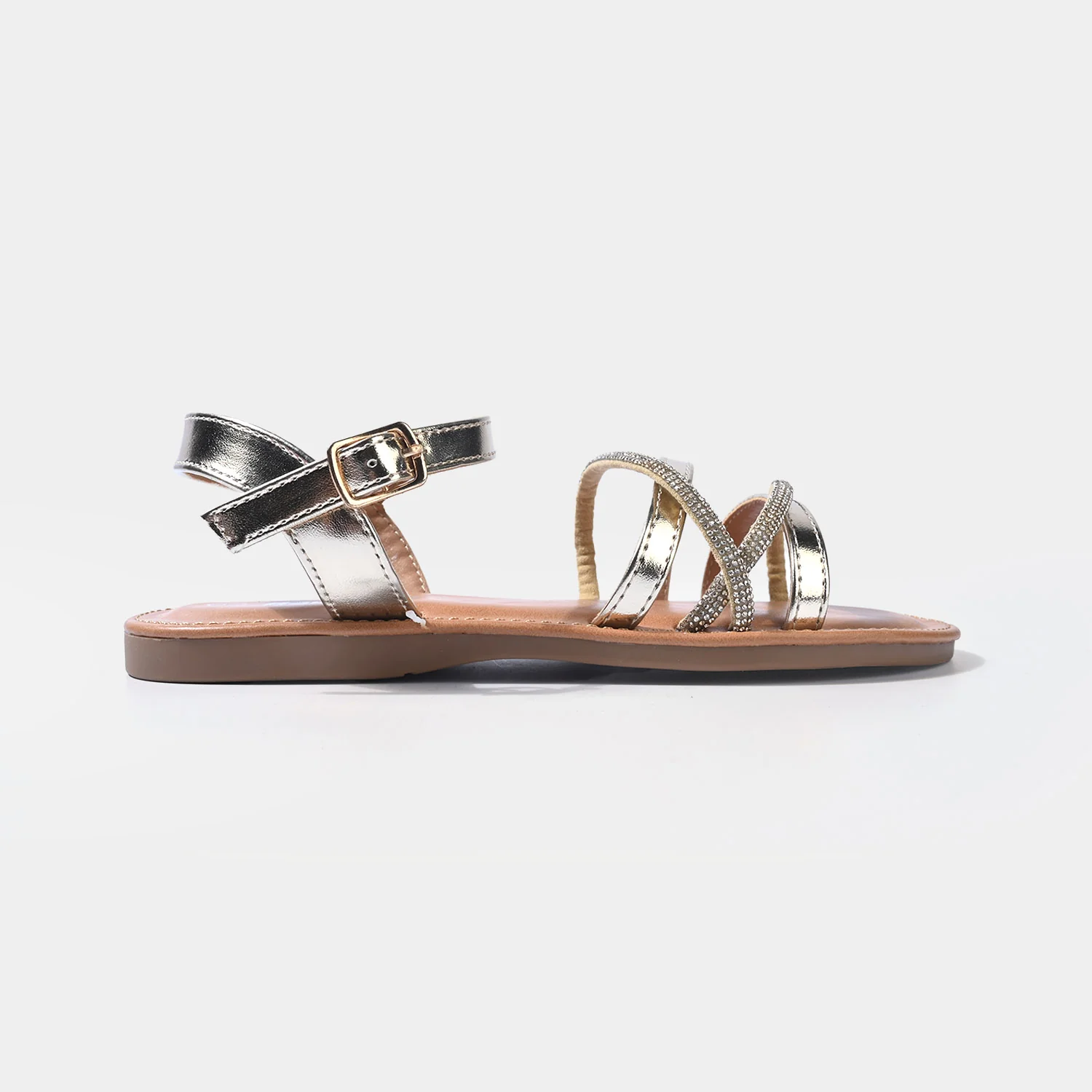 Girls Sandal 189-2-Golden - Image 4