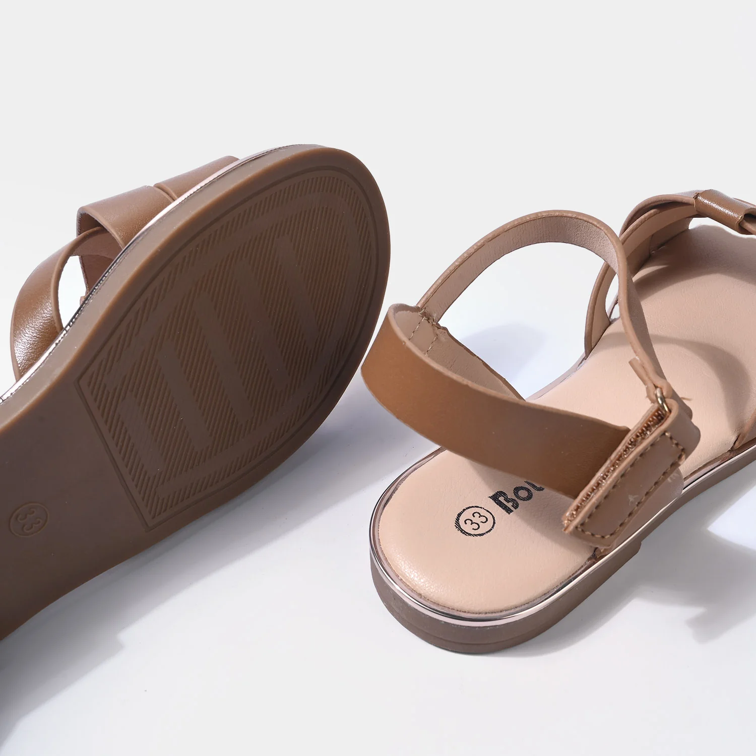 Girls Sandal 189-7-CAMEL - Image 2