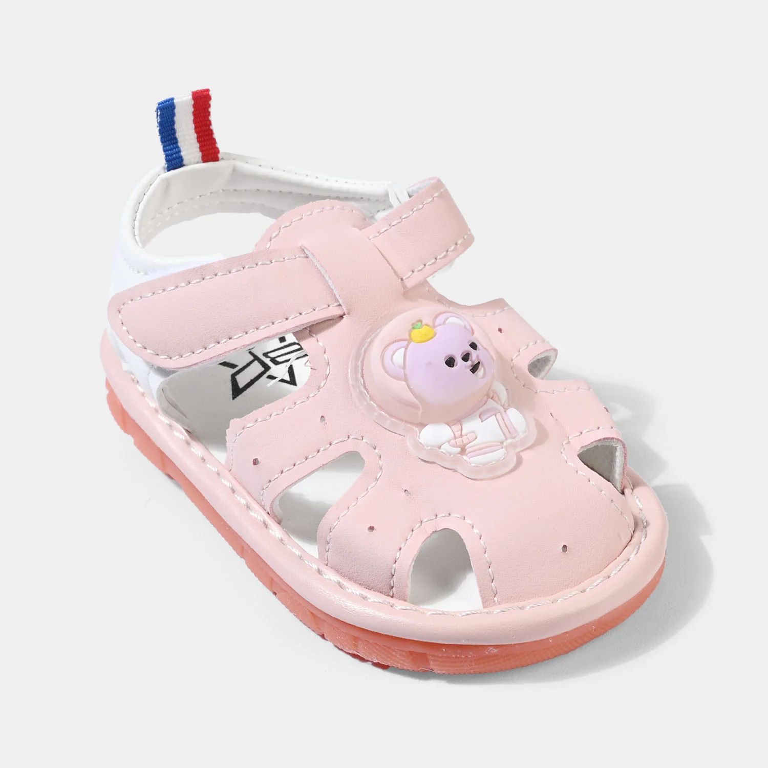 Girls Bear Sandals 26-2-PINK