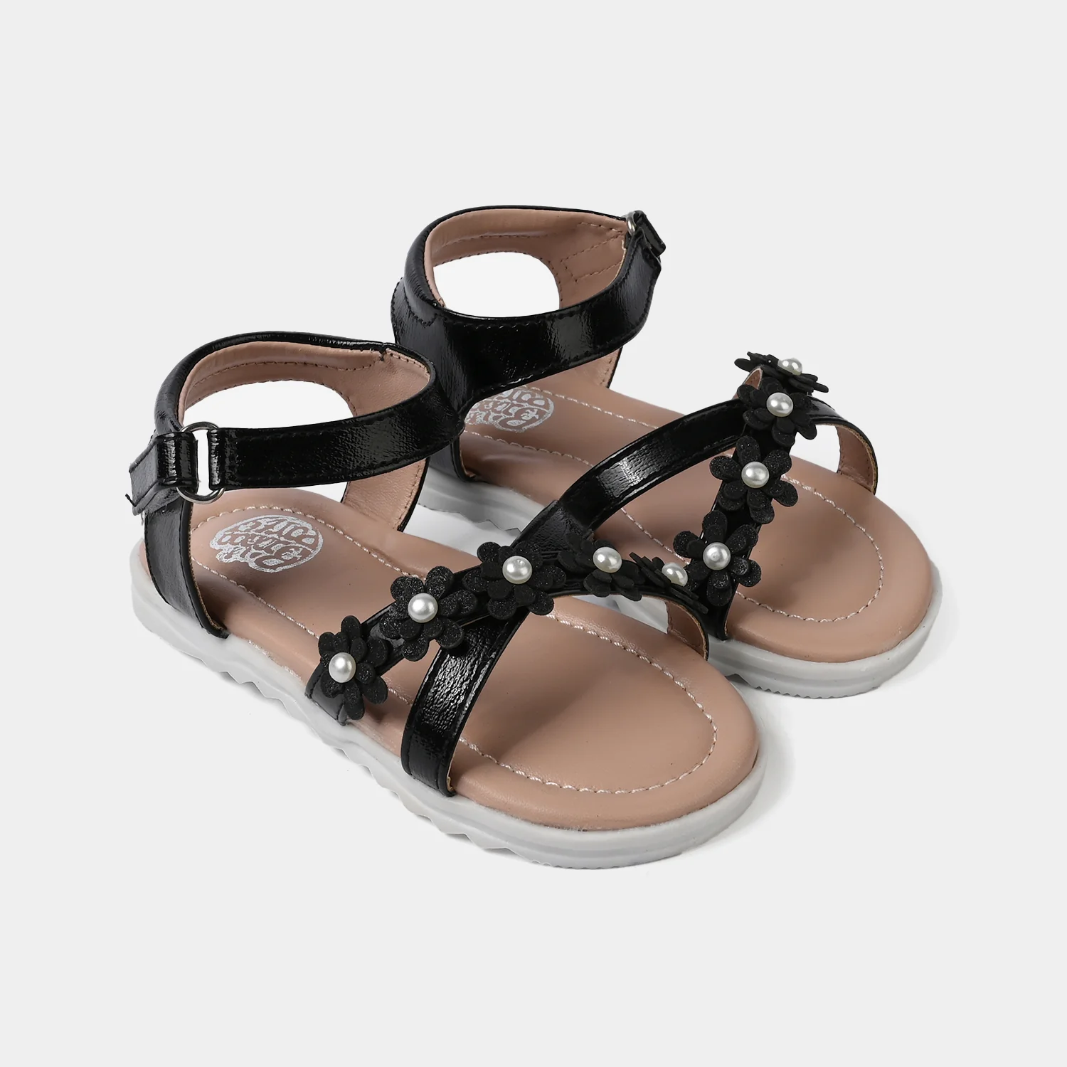 Girls Sandal 456-139-BLACK - Image 3