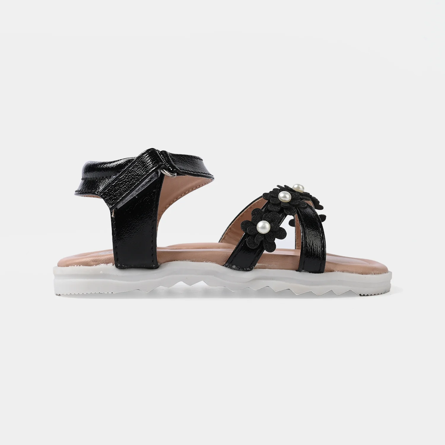 Girls Sandal 456-139-BLACK - Image 4
