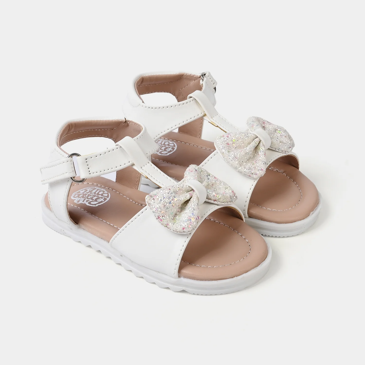 Girls Sandal 456-140-White - Image 3
