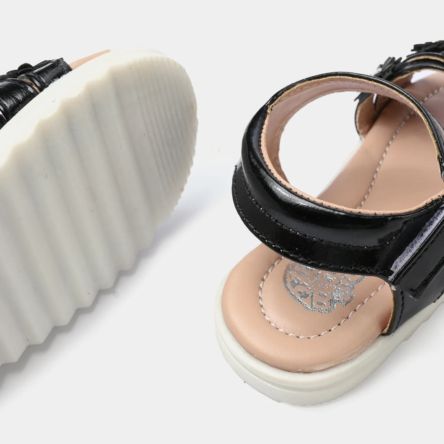 Girls Sandal 456-141-BLACK - Image 3