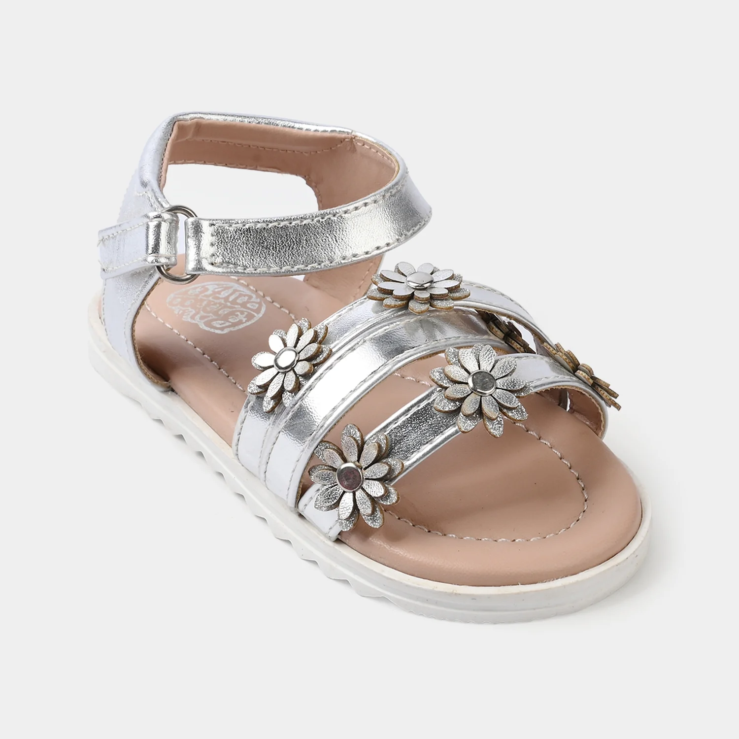Girls Sandal 456-141-SILVER