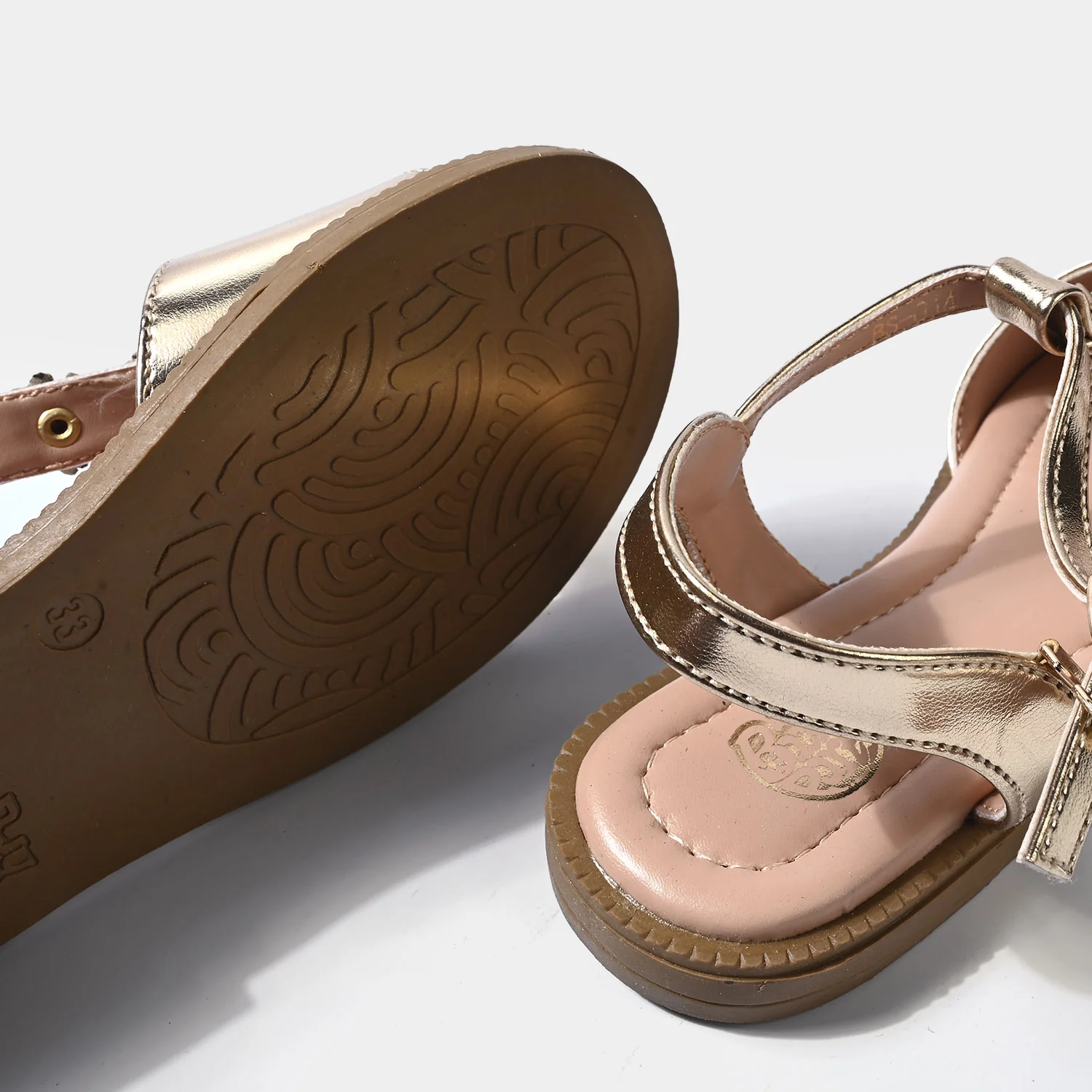 Girls Sandal BS-014-Golden - Image 2