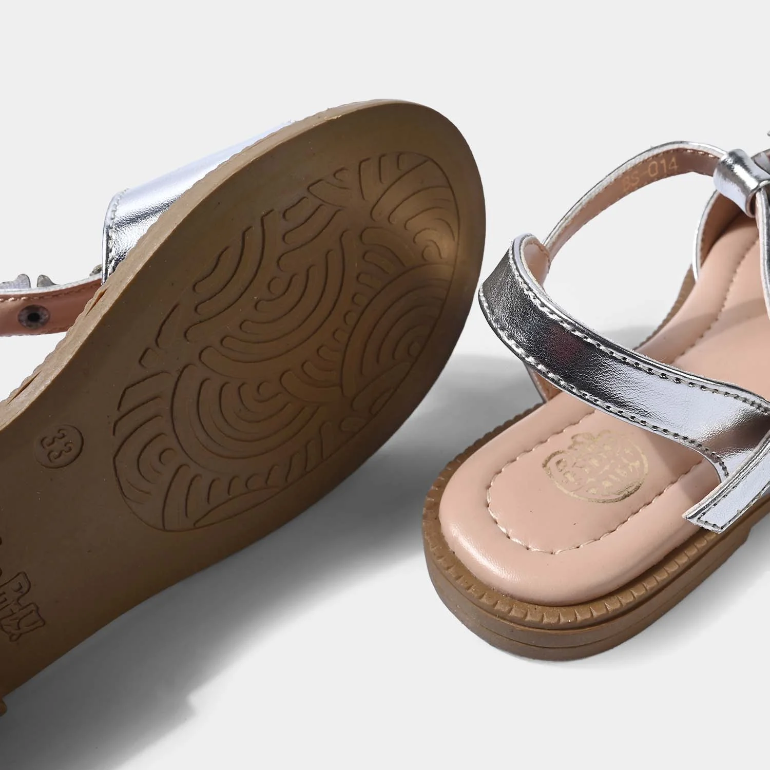 Girls Sandal BS-014-SILVER - Image 2