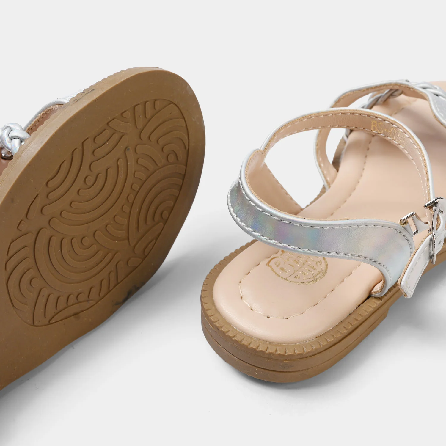 Girls Sandal BS-038-SILVER - Image 2