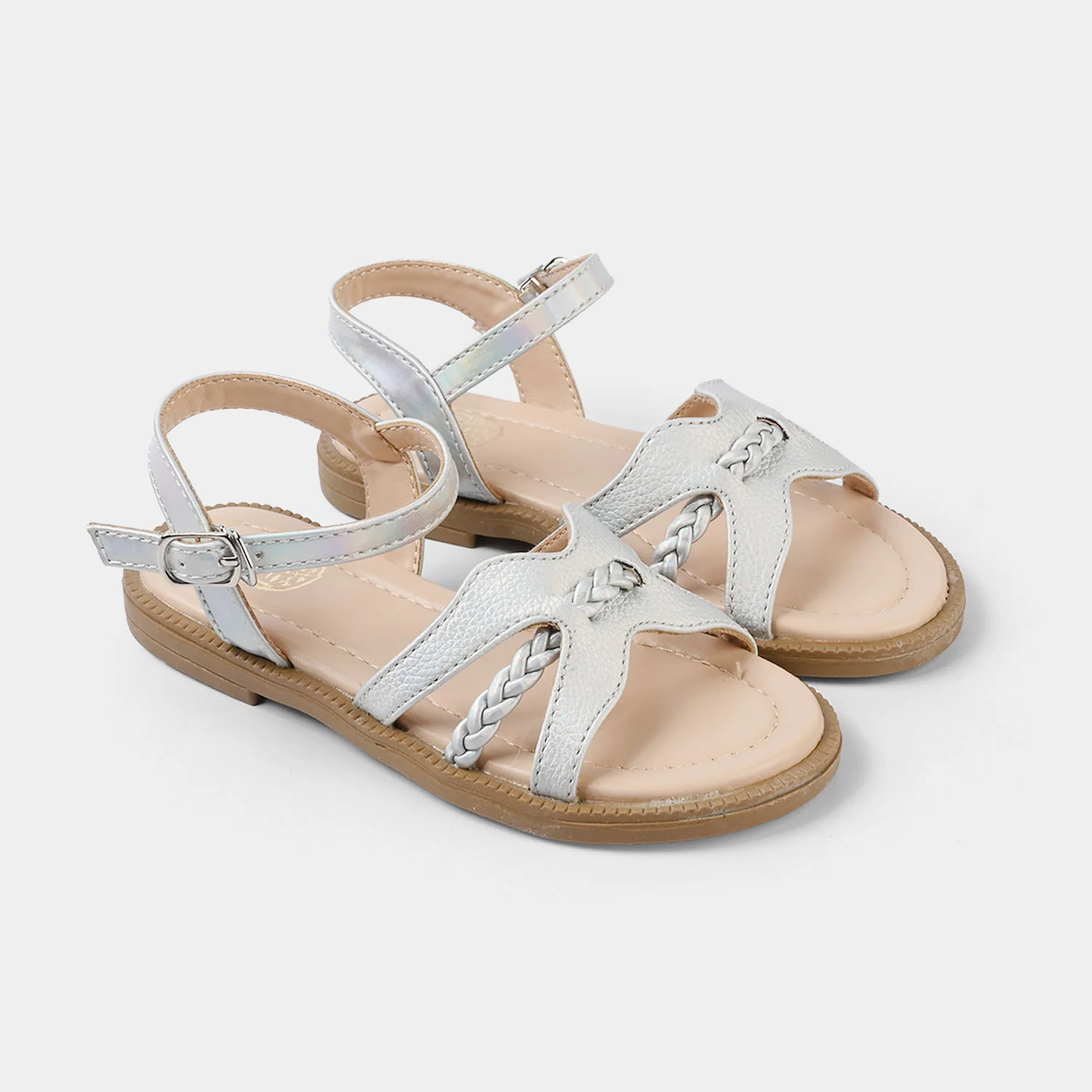 Girls Sandal BS-038-SILVER - Image 3