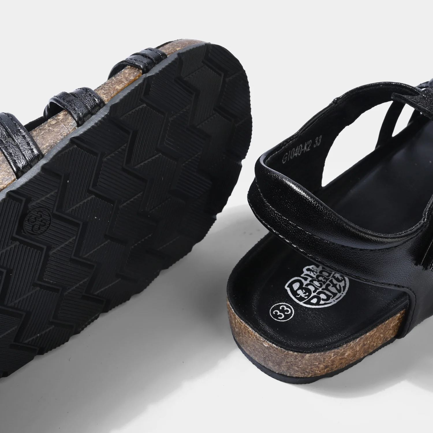 Girls Sandal G1040-K2-BLACK - Image 3