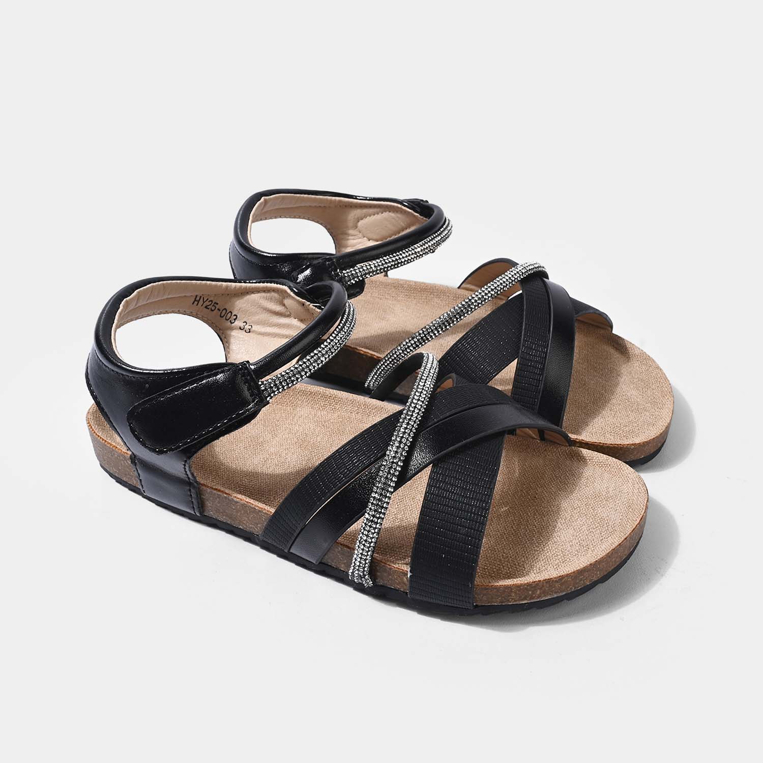 Girls Sandal HY25-003-BLACK - Image 3