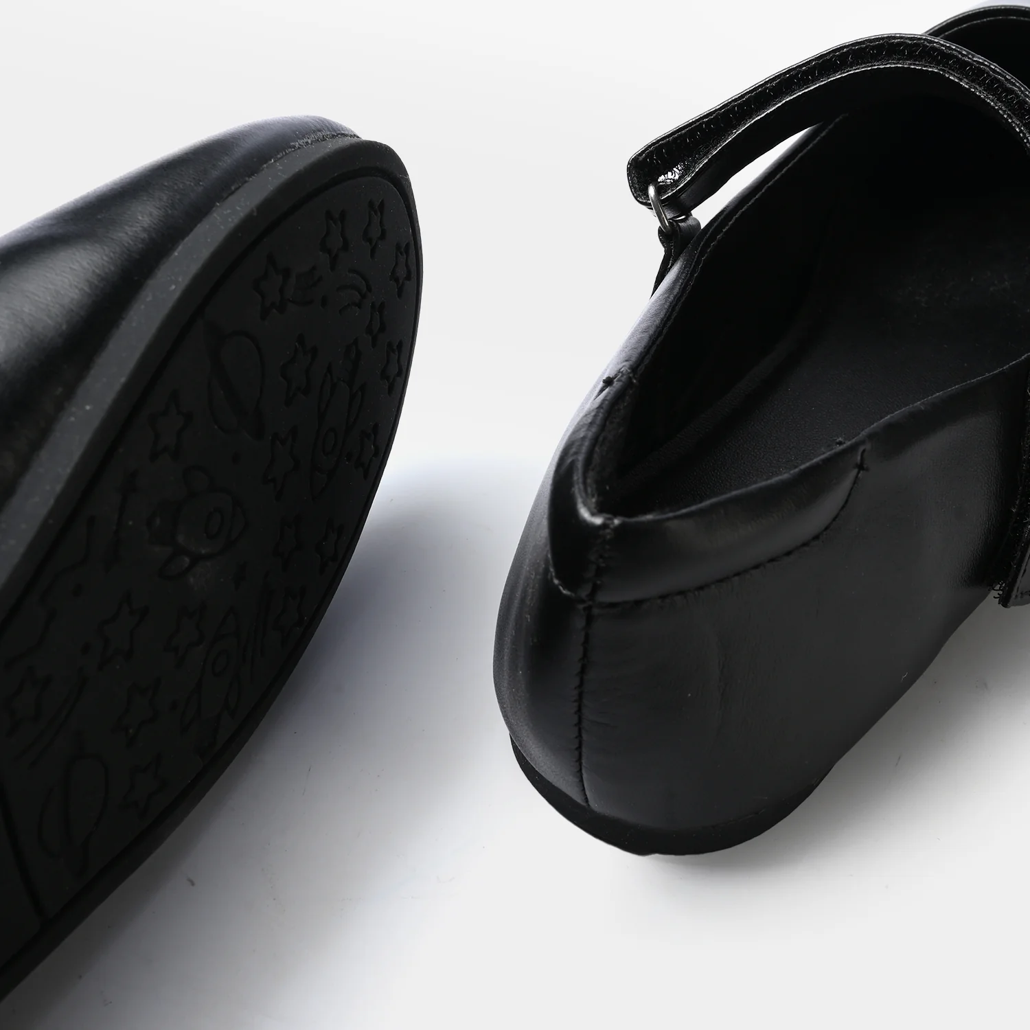 Girls School Shoes BS-049 – Black - Image 3