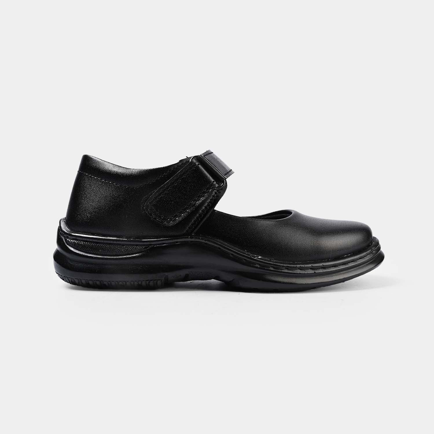 Girls School Shoes ES-09 – Black - Image 4