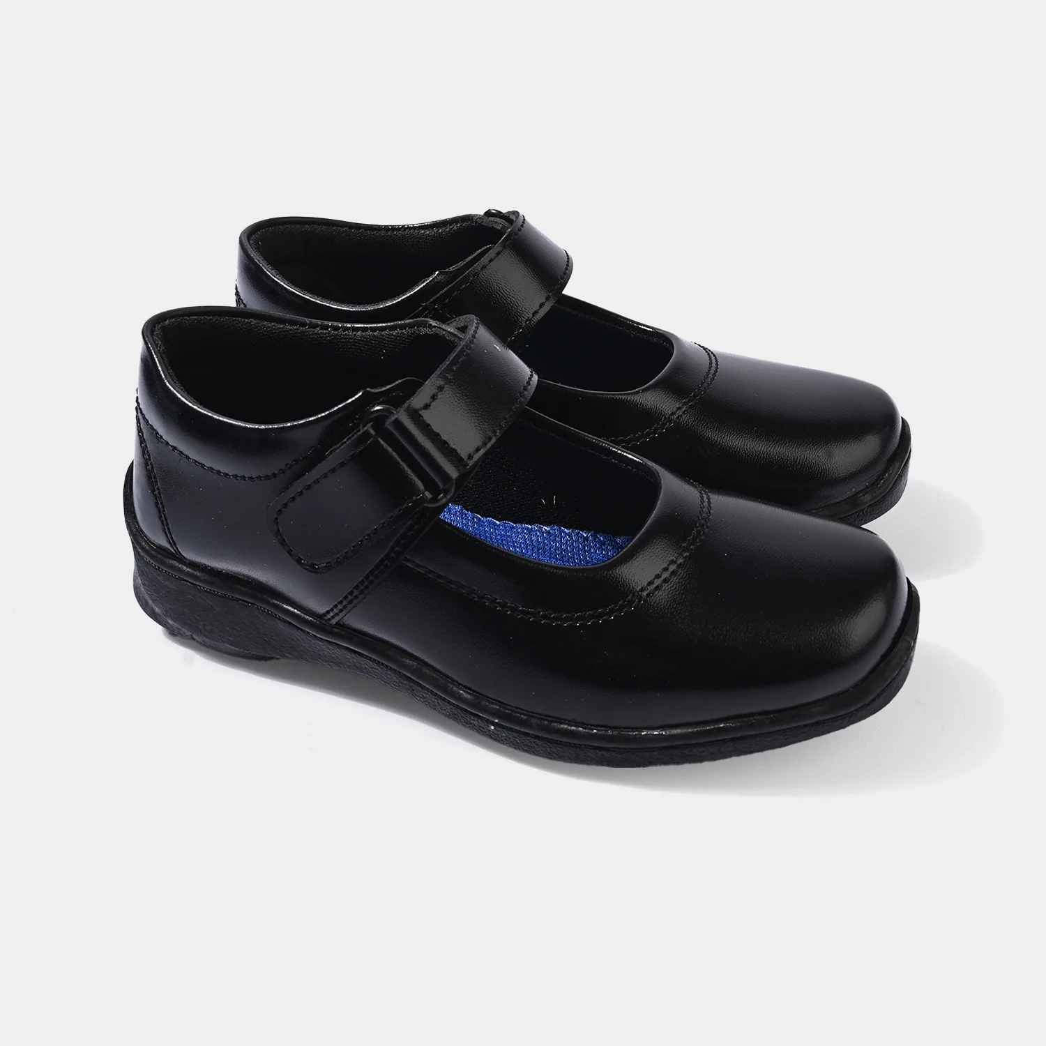 Girls School Shoes TS-11A – Black - Image 3