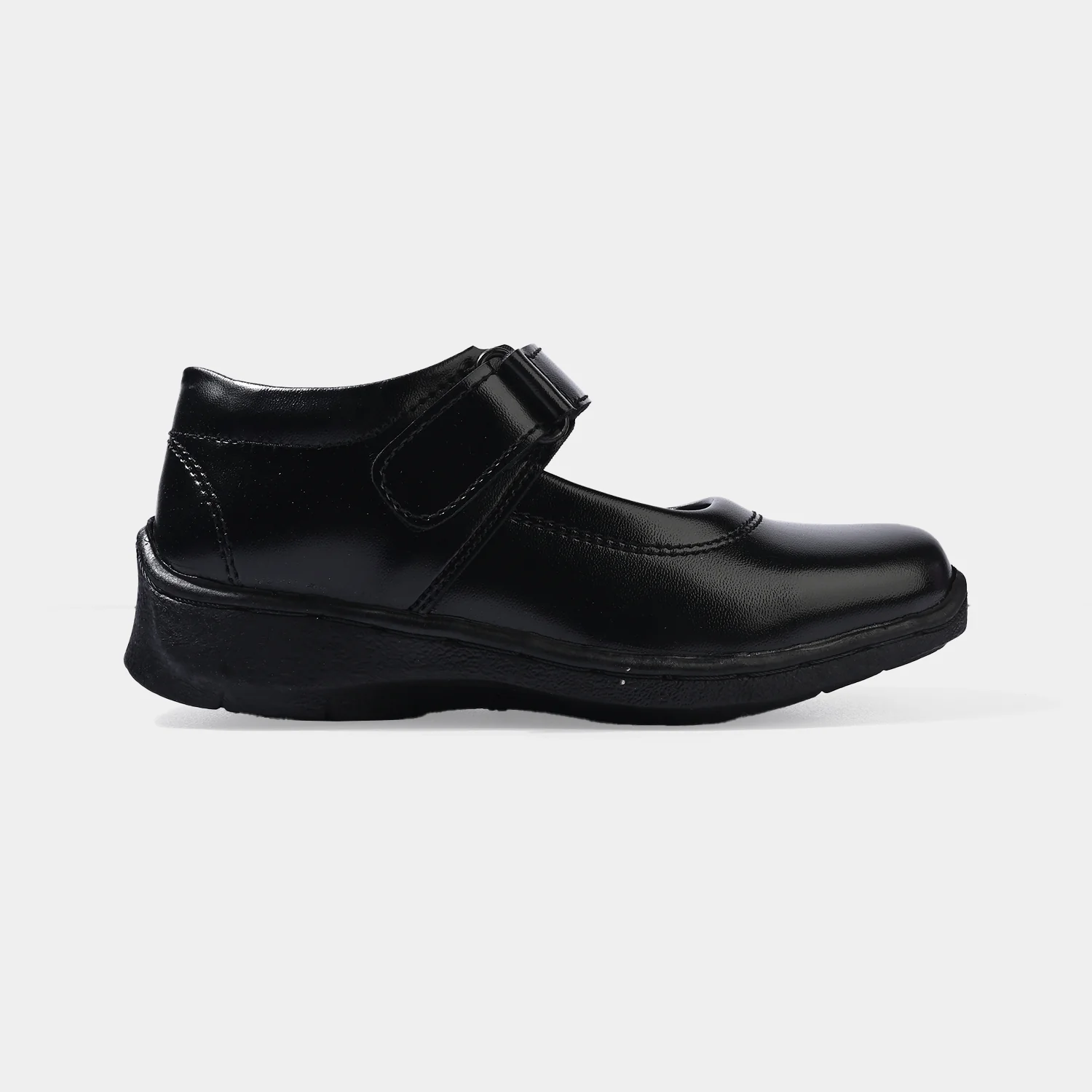 Girls School Shoes TS-11A – Black - Image 4