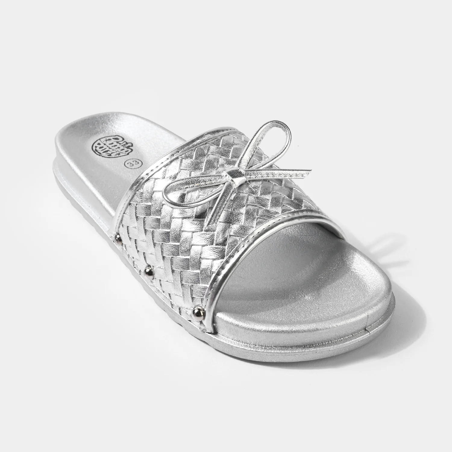 Girls Slide 11-112-SILVER