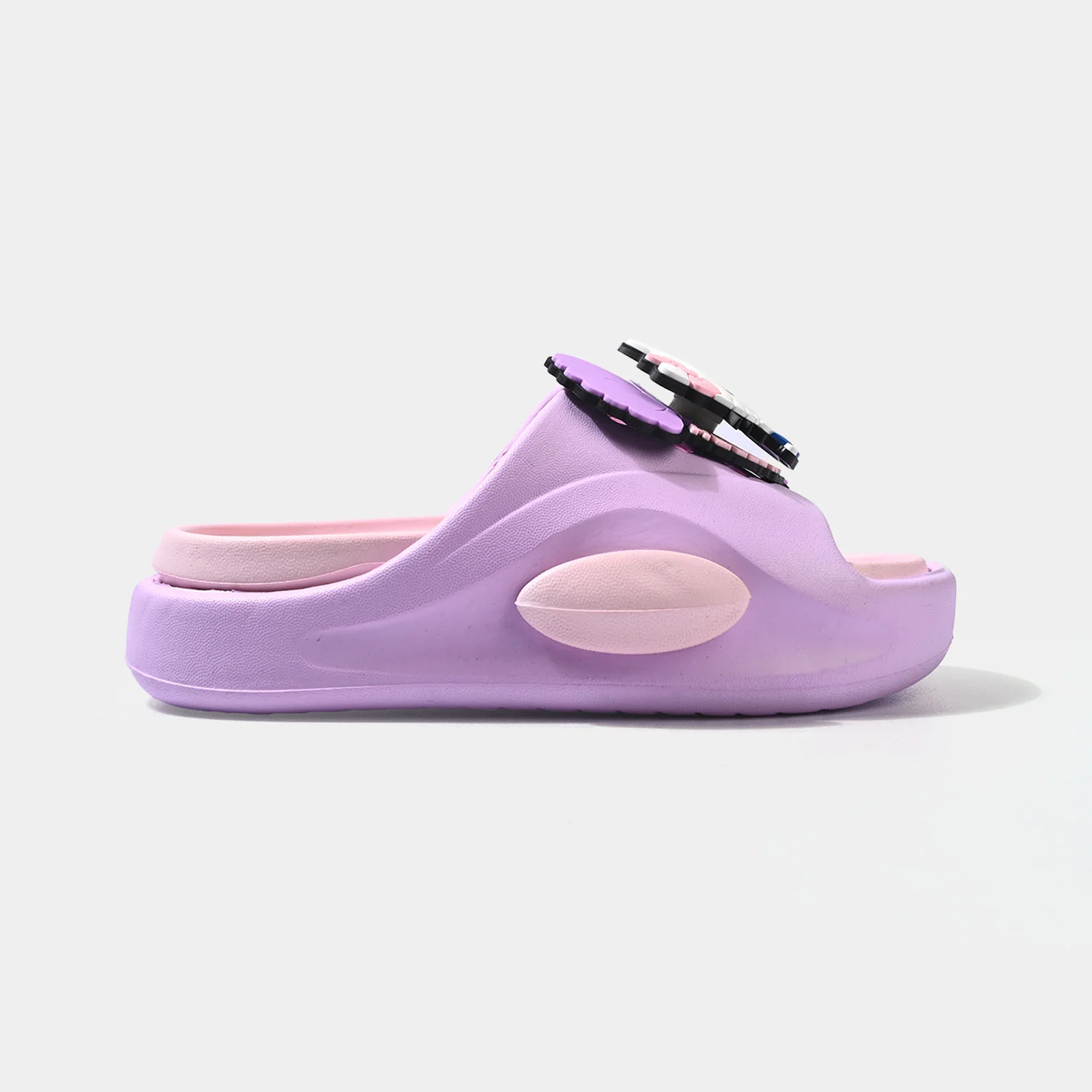 Girls Slipper 013-Q11-Purple - Image 4