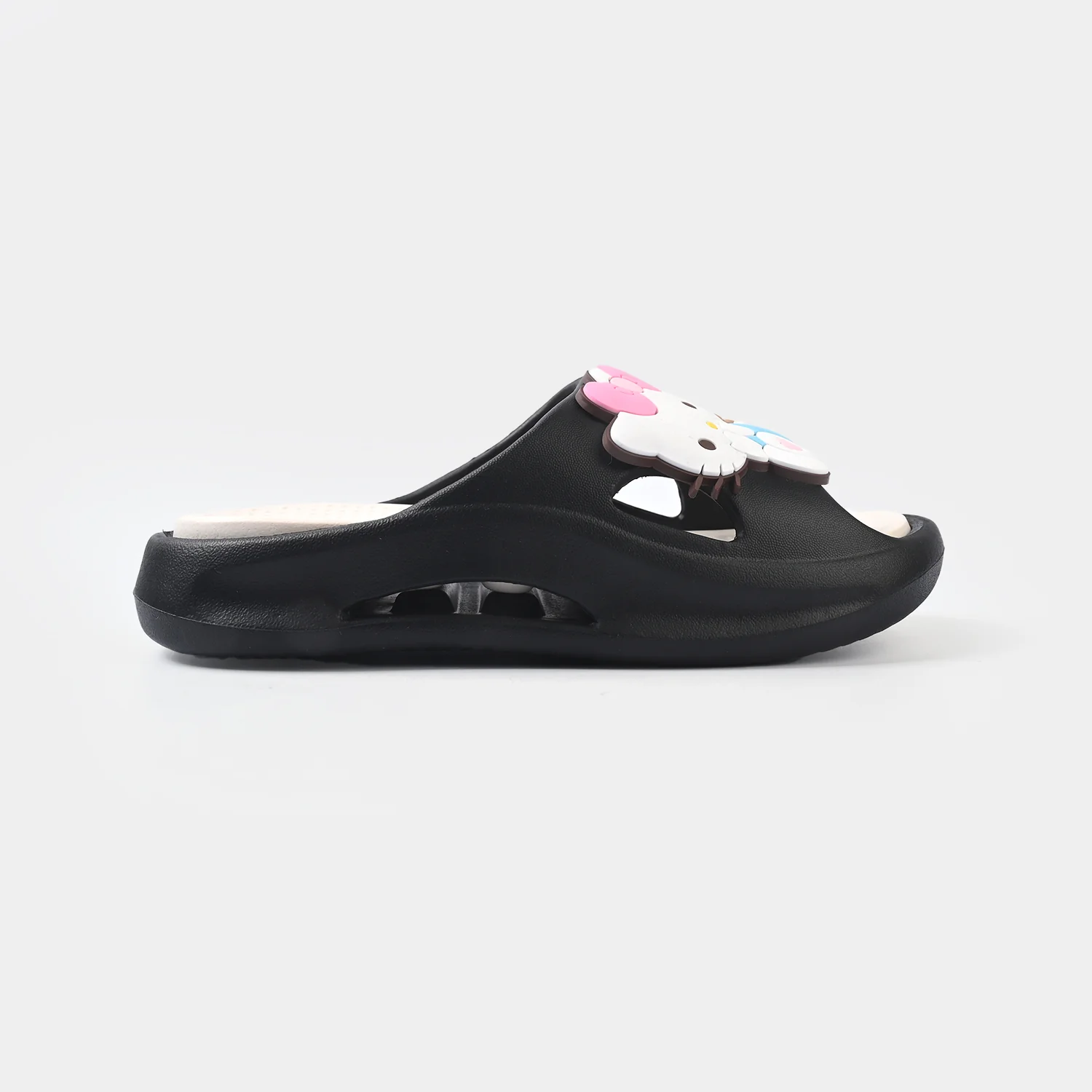 Girls Slipper 016-26 - BLACK - Image 4