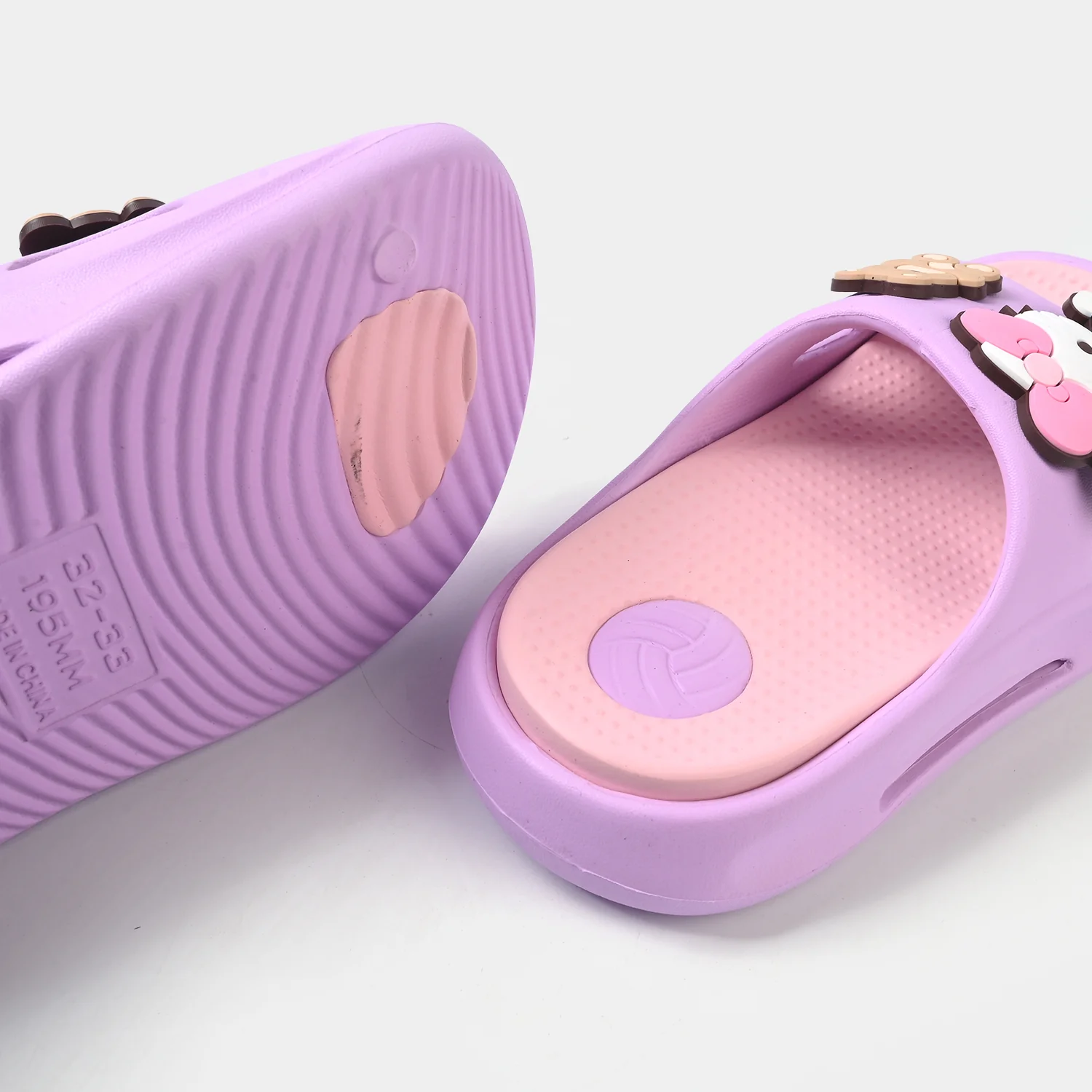 Girls Slipper 016-26 - Purple - Image 2