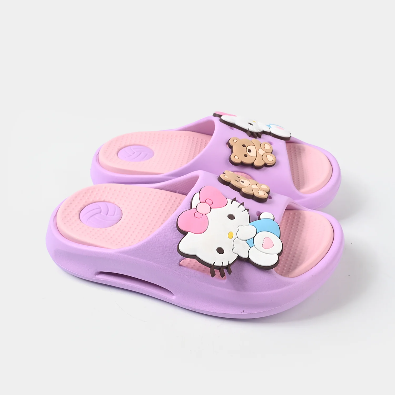Girls Slipper 016-26 - Purple - Image 3