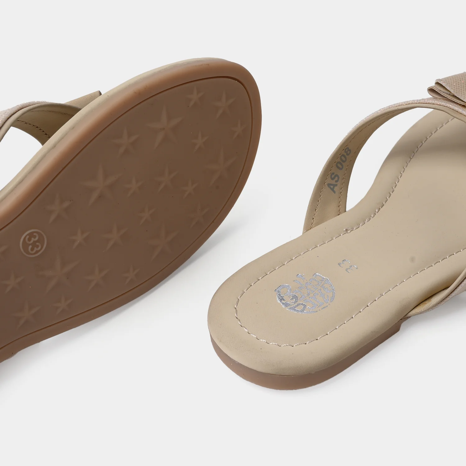 Girls Slipper AS-008-BEIGE - Image 2