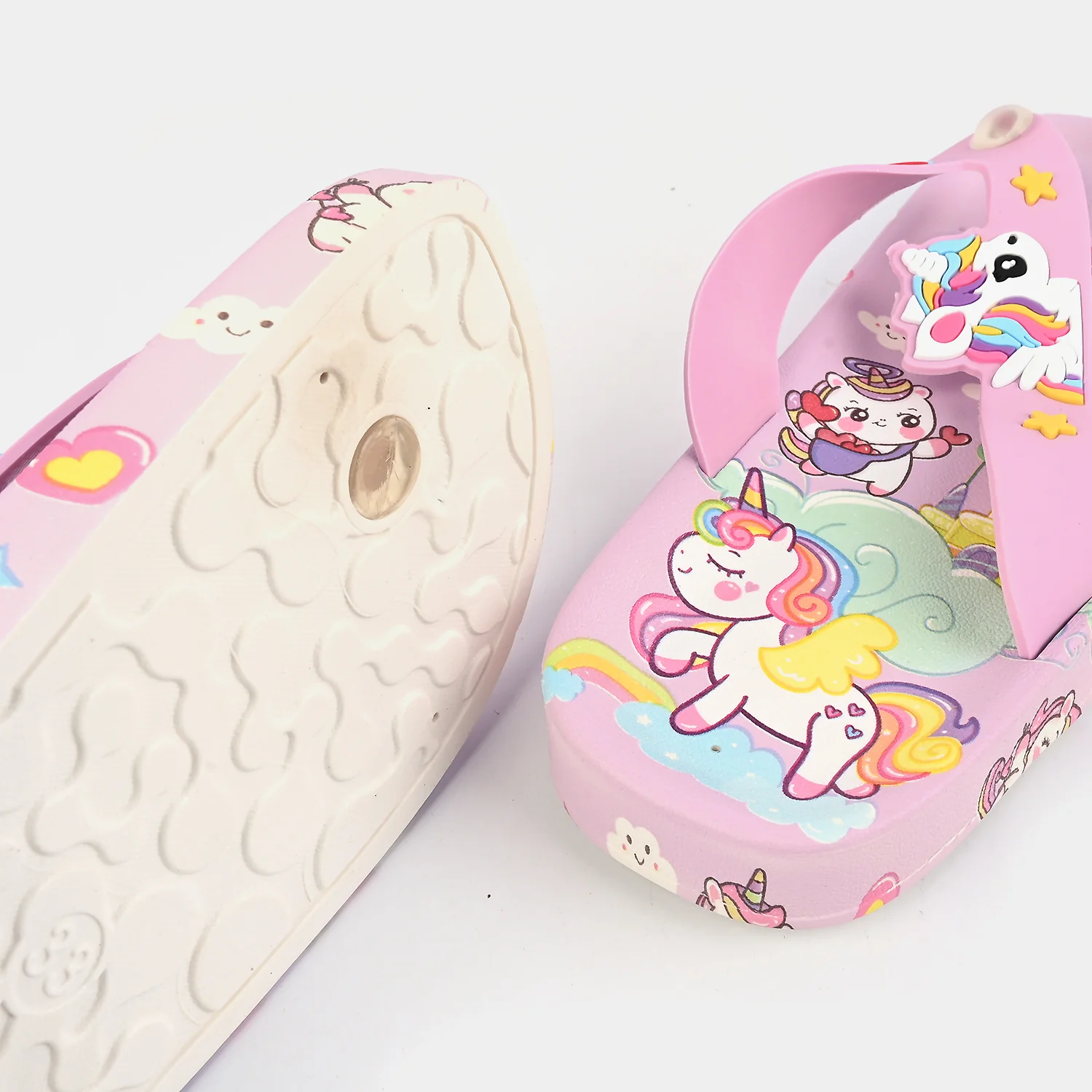 Girls Slippers 338-18 - Baby Pink - Image 2