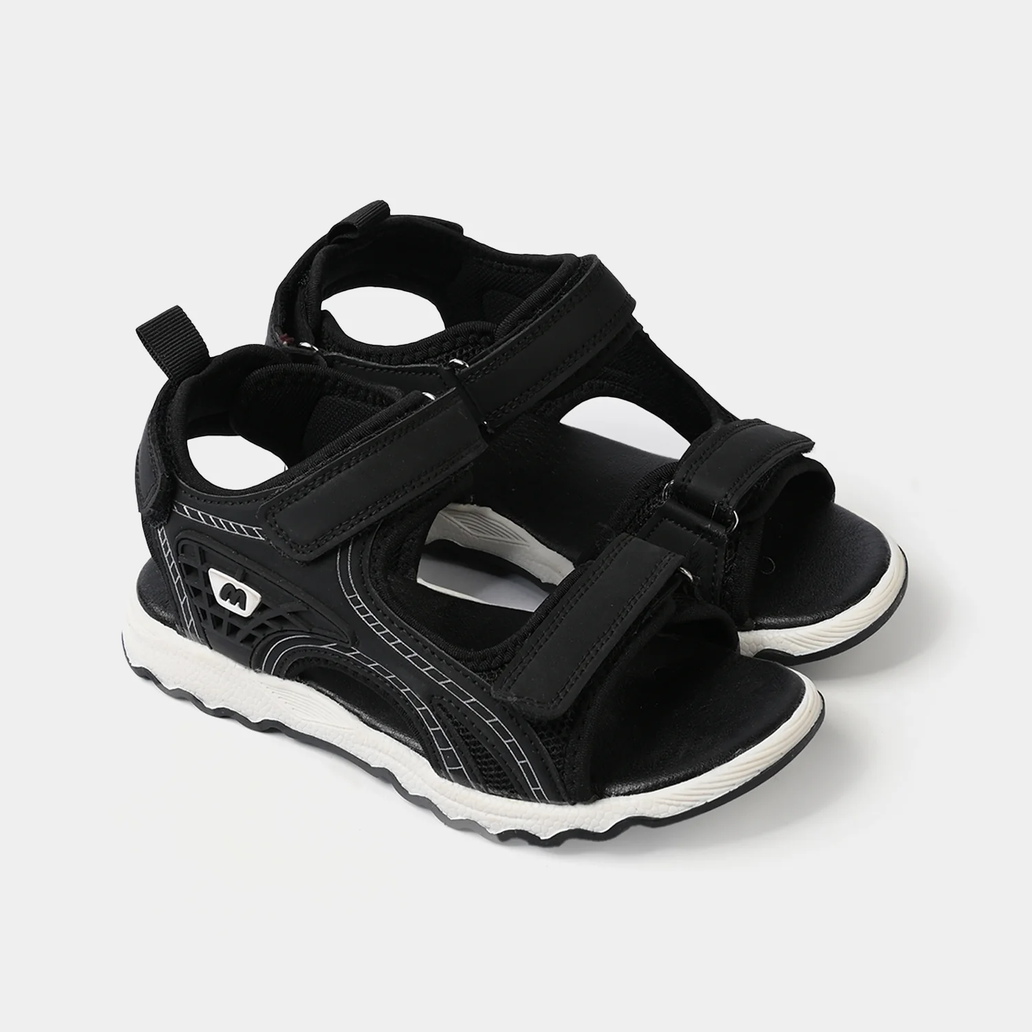 Girls Sports Sandal SF-128-11 – Black - Image 3