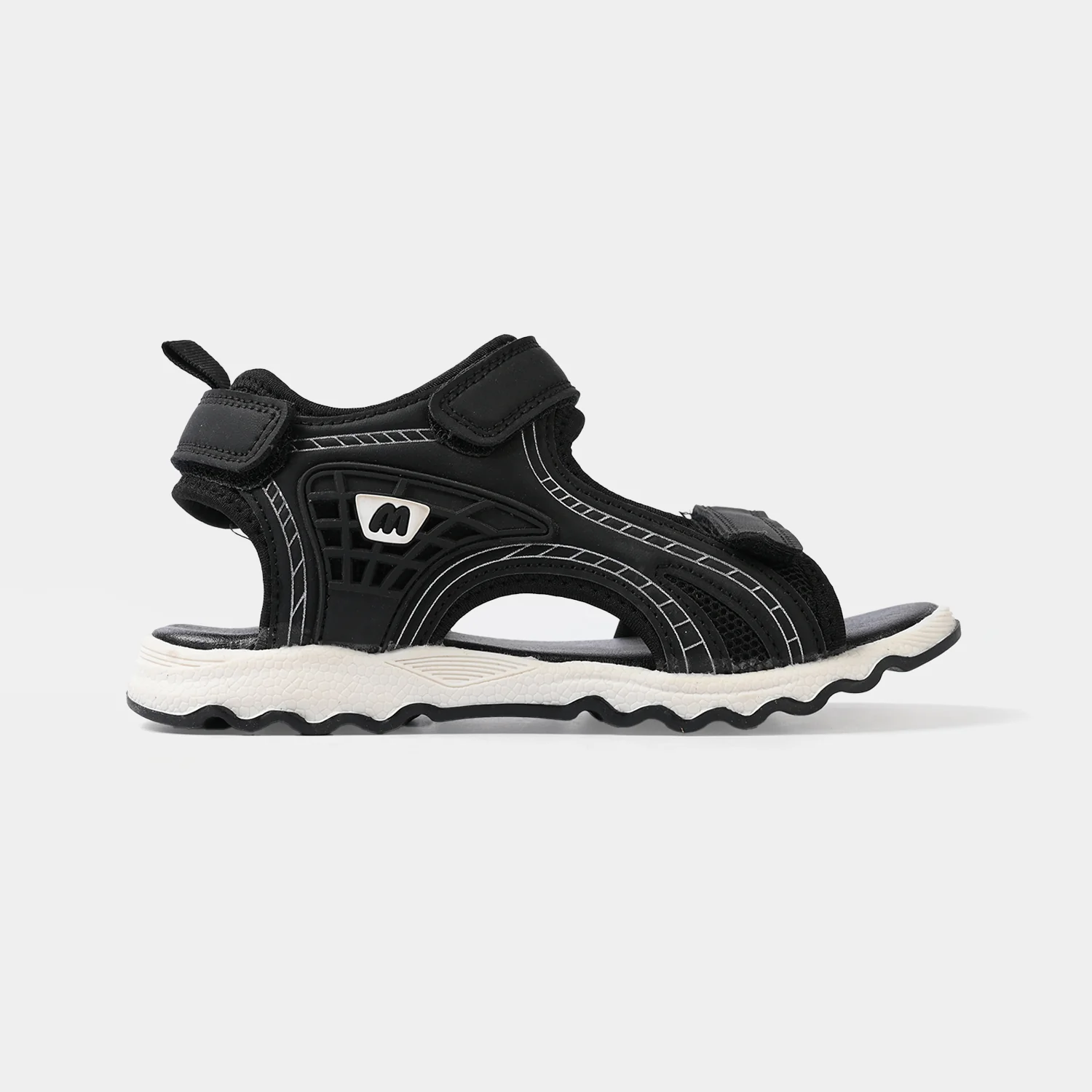 Girls Sports Sandal SF-128-11 – Black - Image 4