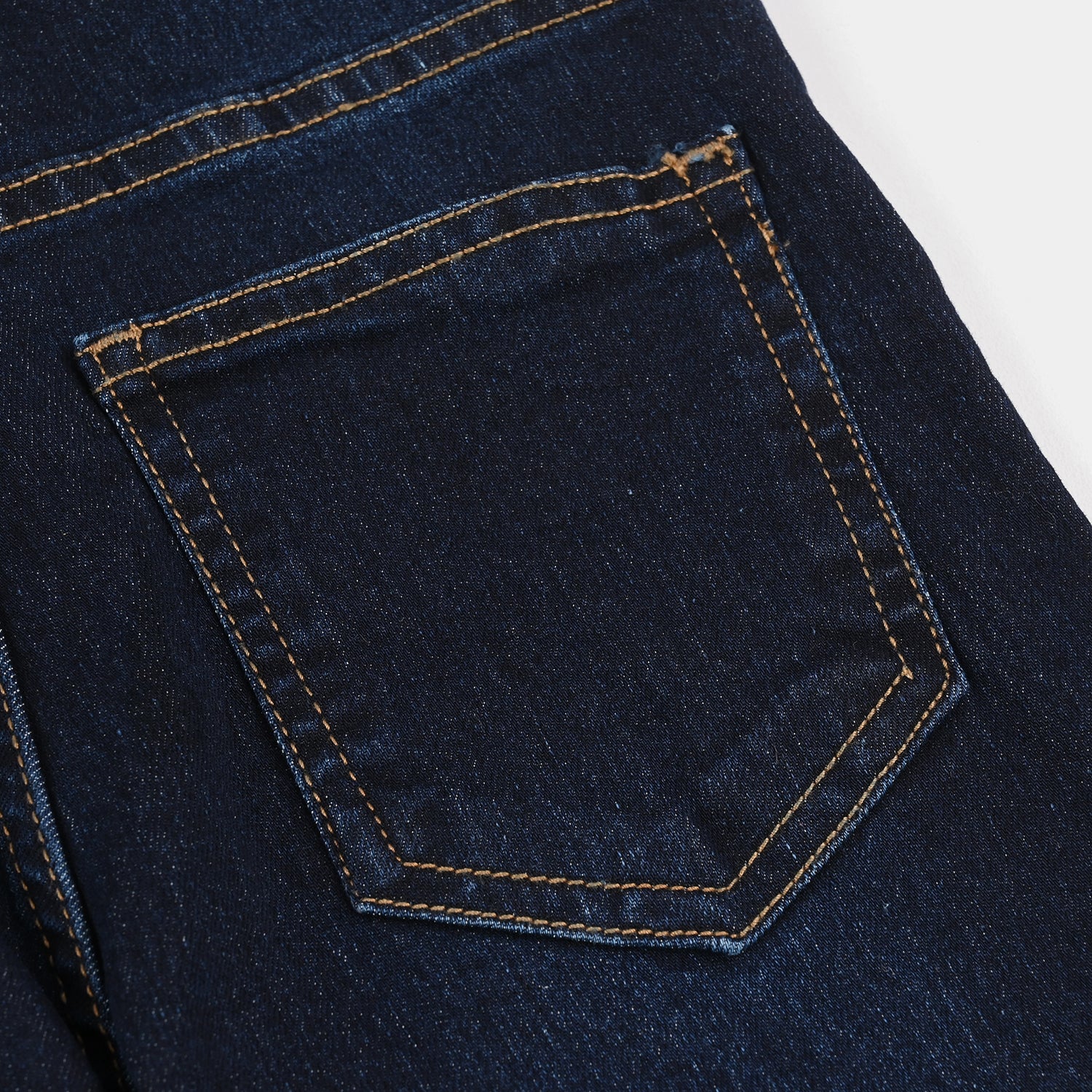 Girls Denim Stretch Denim Basic Skinny Fit Pant – Dark Blue - Image 3