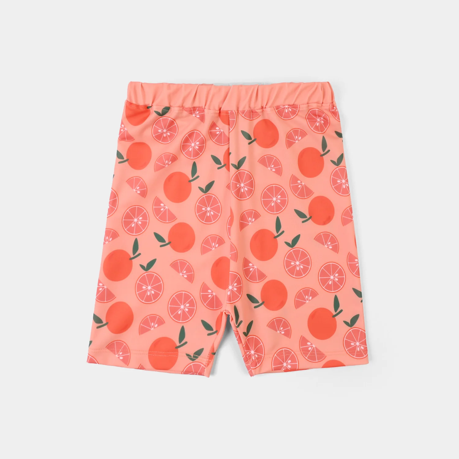 Girls Nylon Swimming 2Piece Suit Oranges - Image 5