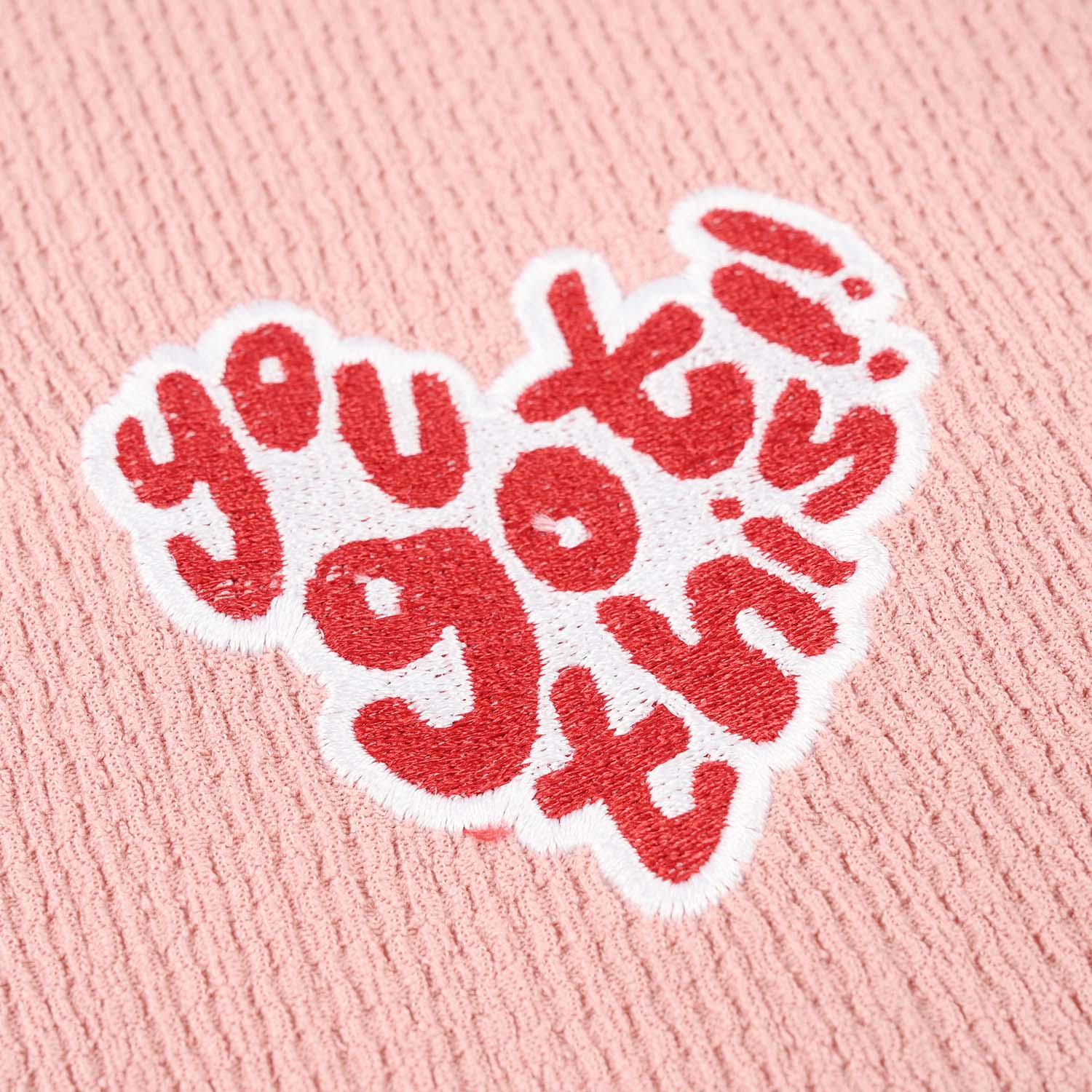 Girls Yarn Dyed T-Shirt (You Got This) – Pink - Image 3