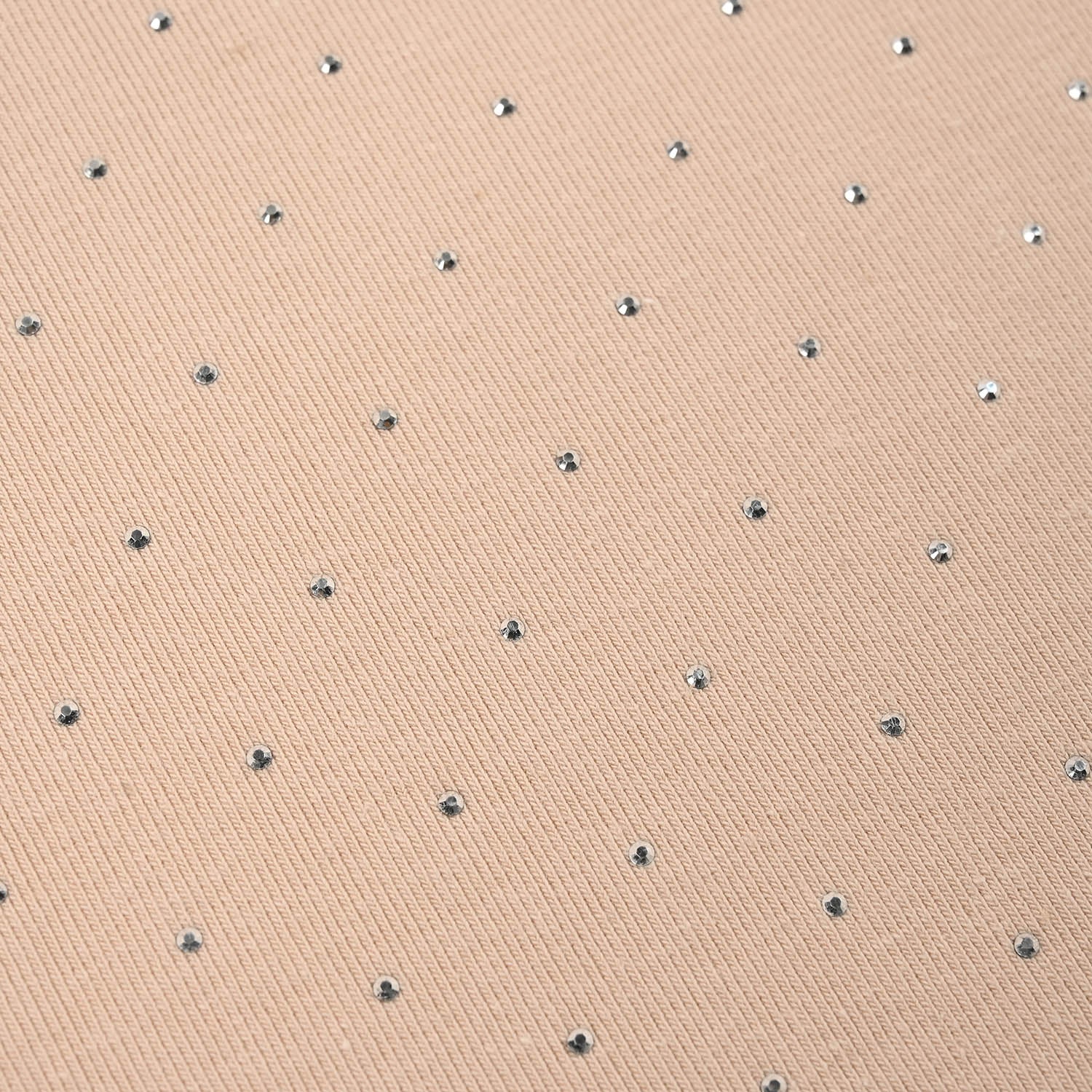 Girls Jersey/Terry T-Shirt (Studs) - Brown - Image 3
