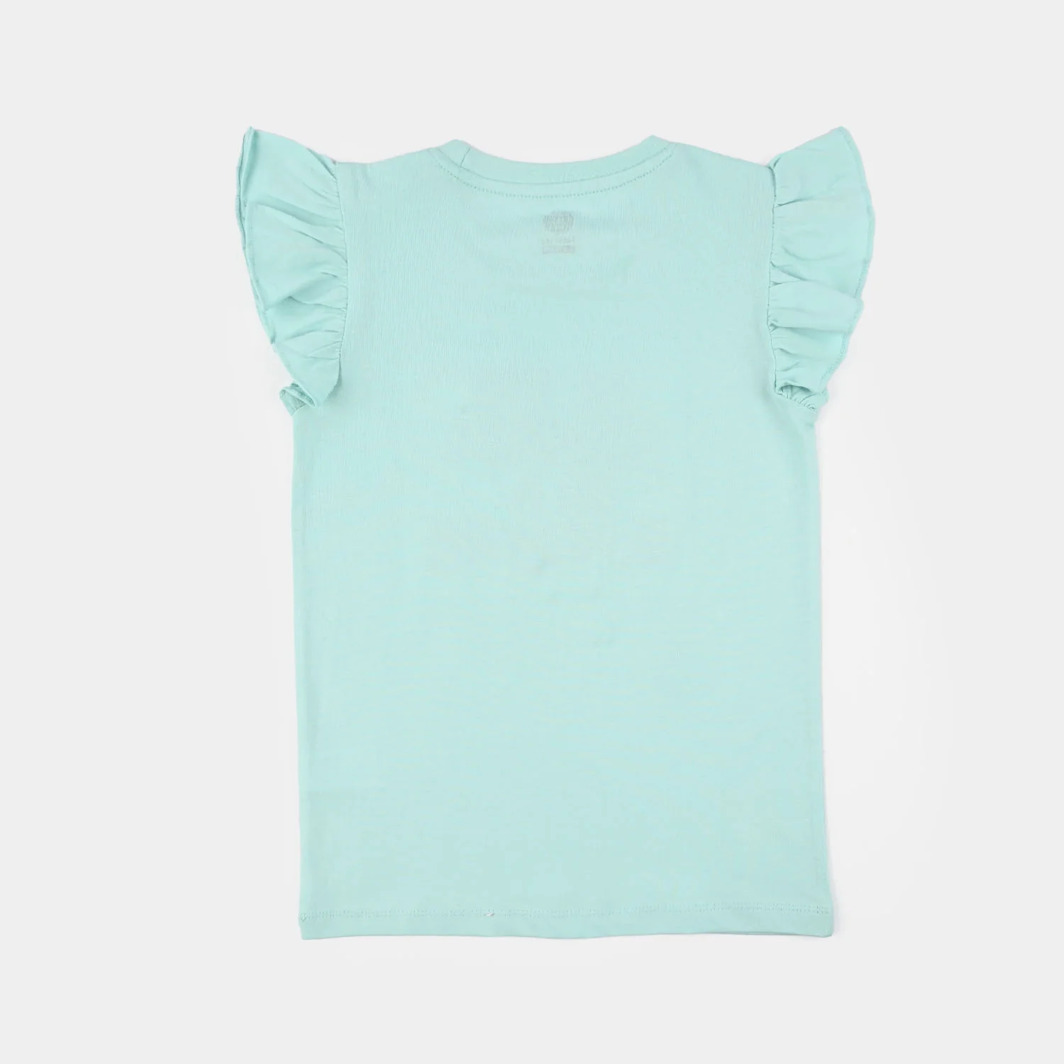Girls Jersey/Terry T-Shirt (Be The Sunshine) - Blue - Image 5