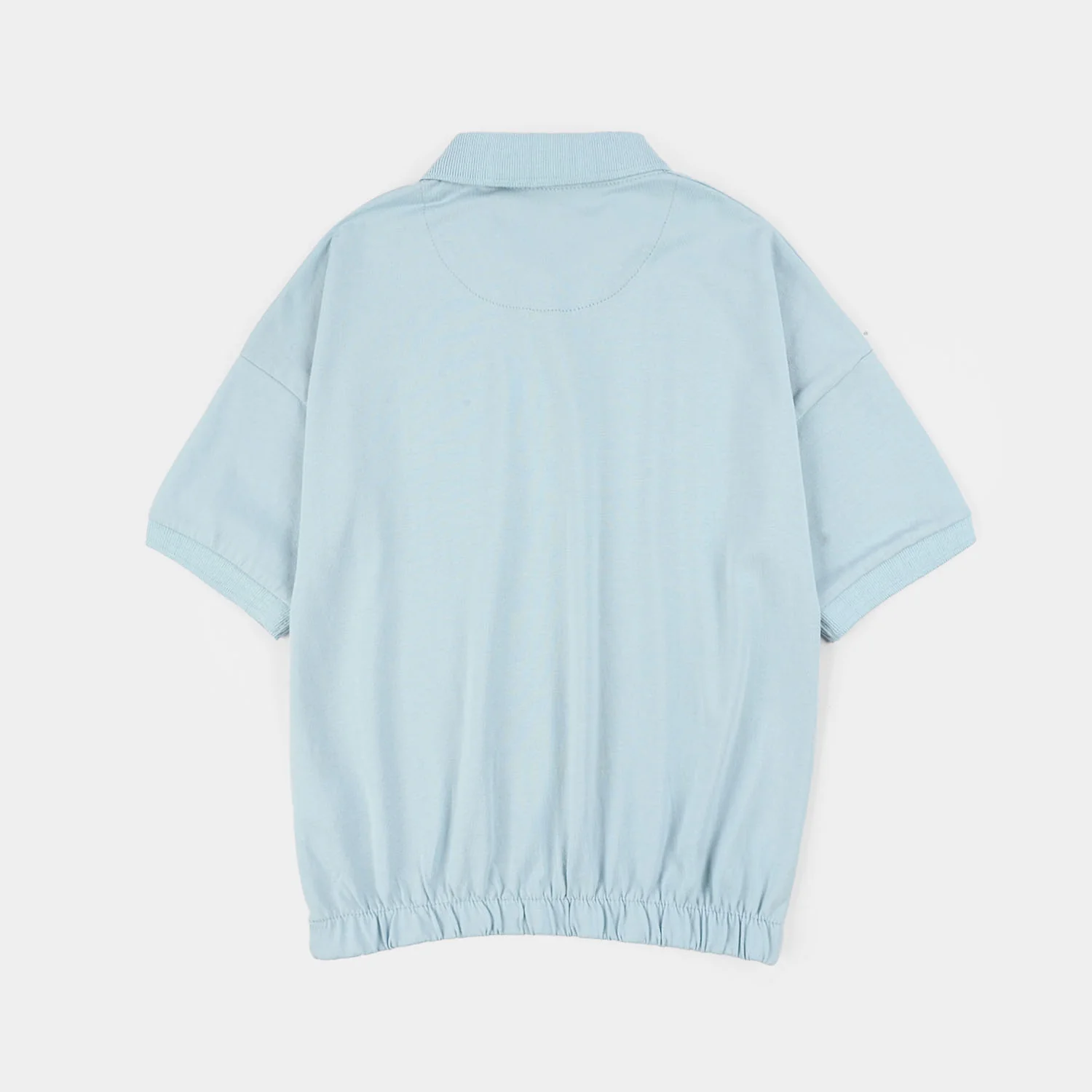 Girls Jersey/Terry T-Shirt (Create The Things) - Blue - Image 4