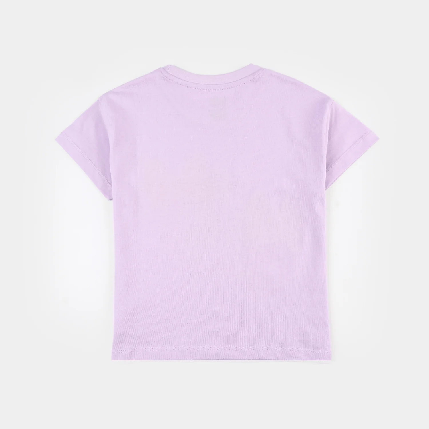 Girls Jersey/Terry T-Shirt (Character) - Pastel Lilac - Image 3