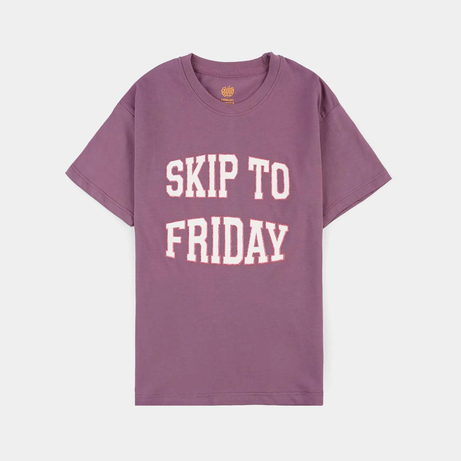 Girls Rib T-Shirts H/S Skip To Friday