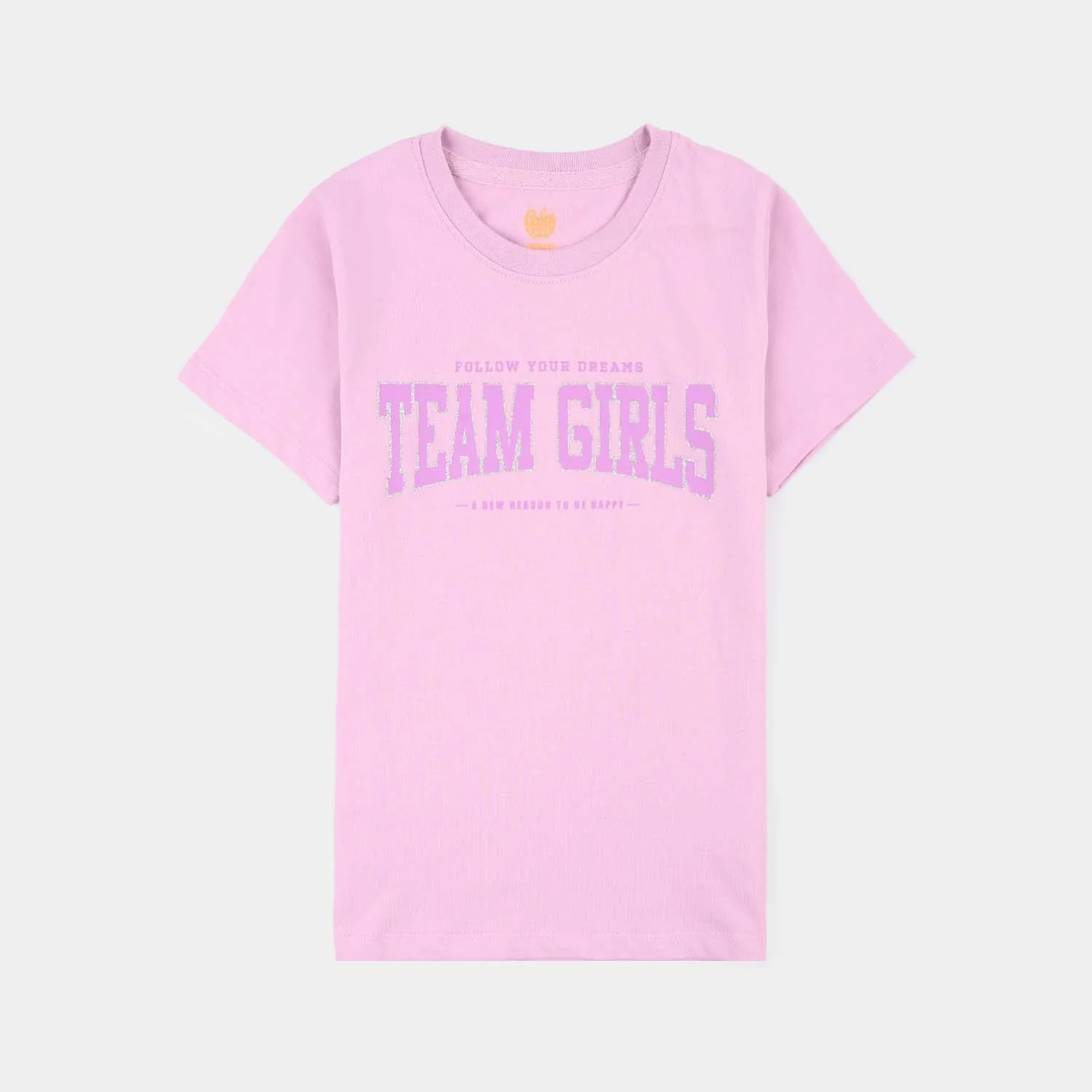 Girls Rib T-Shirts H/S Team Girls